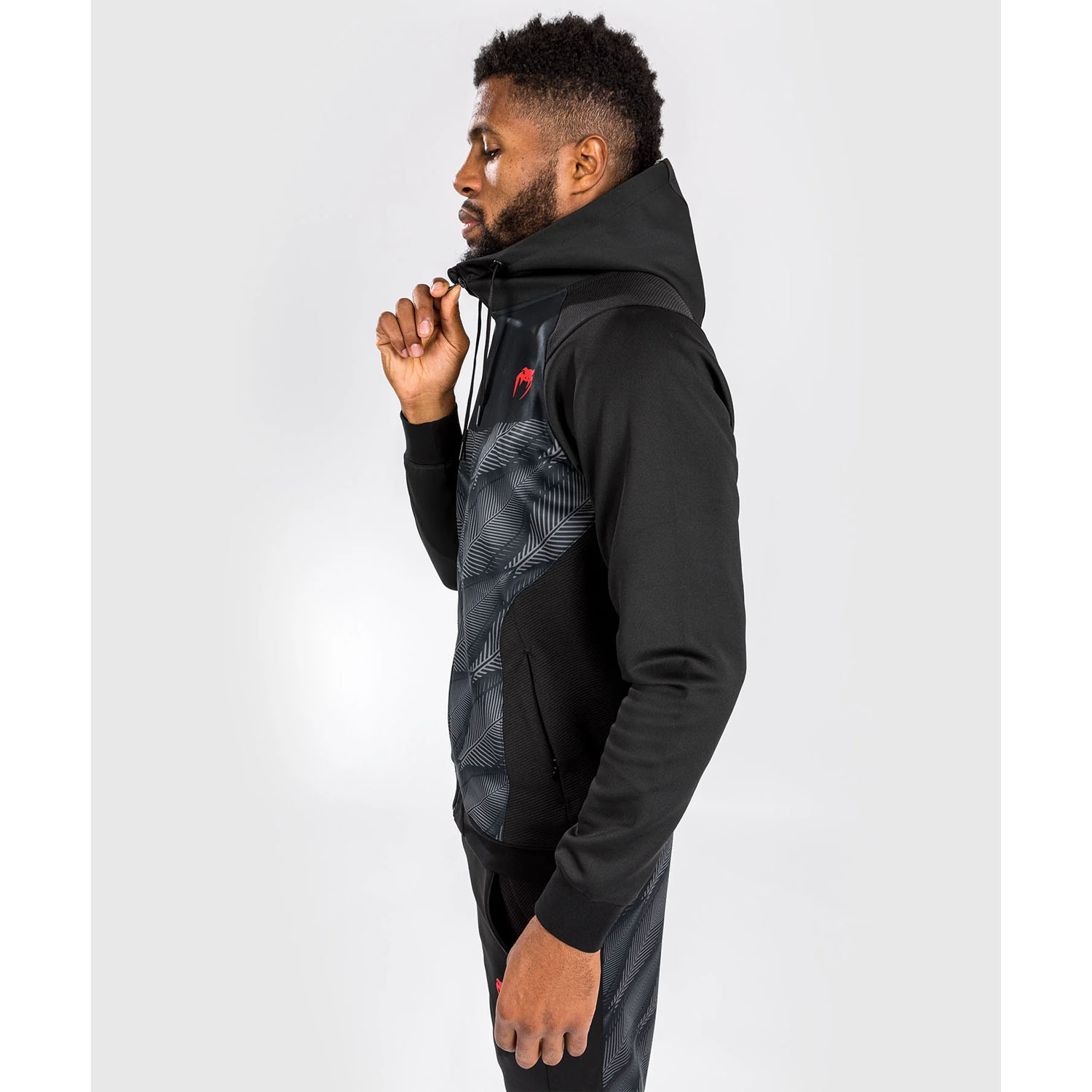 VENUM Zip Hoody, Phantom, schwarz, XXL
