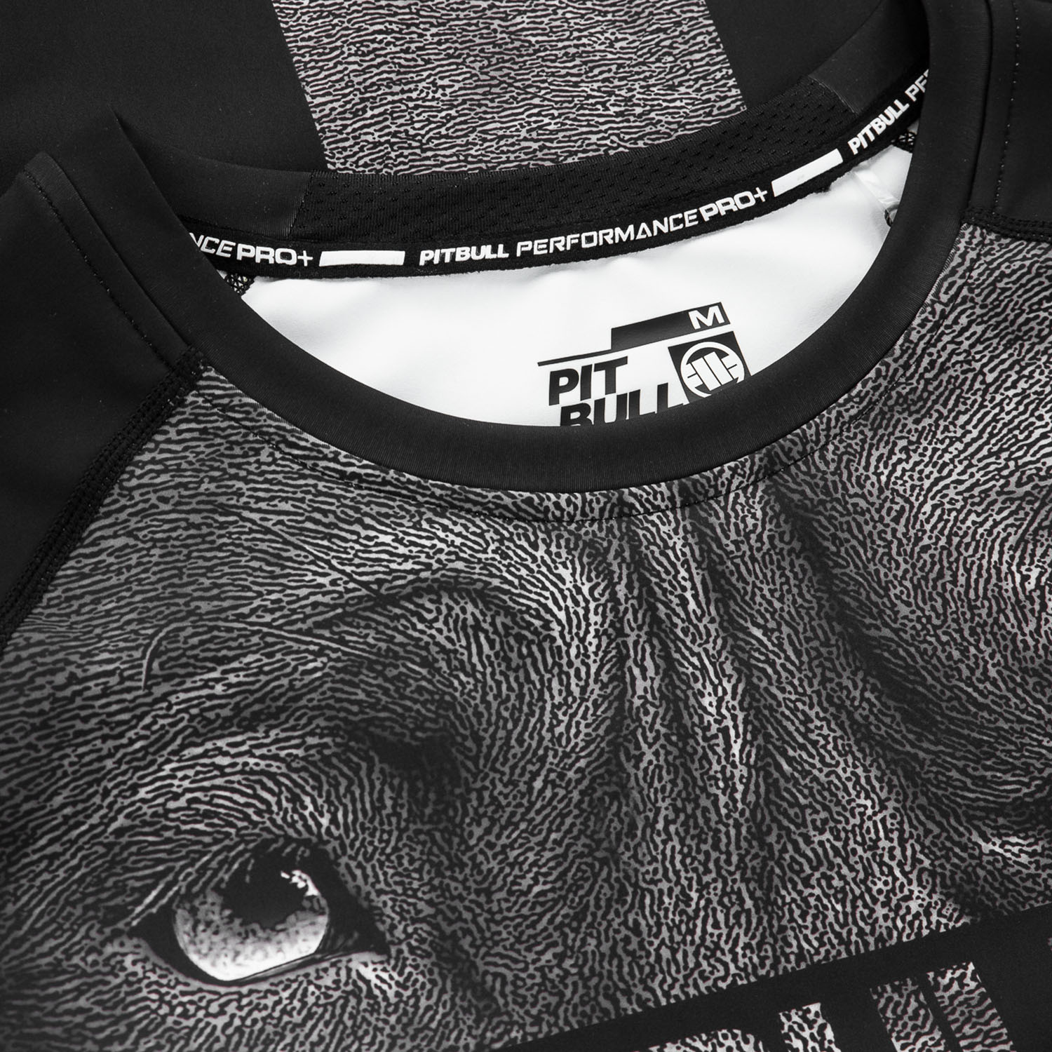 Pit Bull West Coast Rashguard, S/S, Born In 1989, schwarz, XXXL