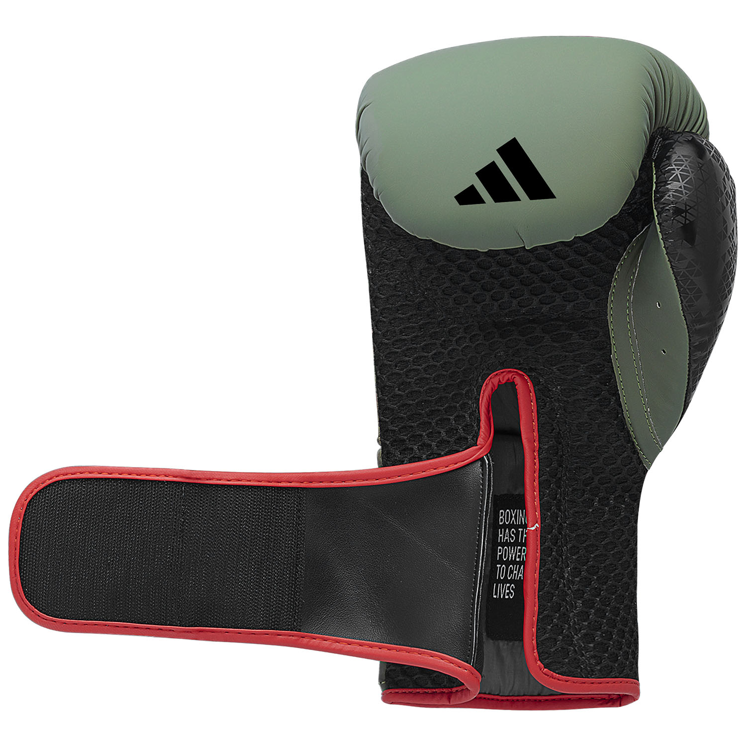 adidas Boxhandschuhe, Combat 50, olive-schwarz, 12 Oz