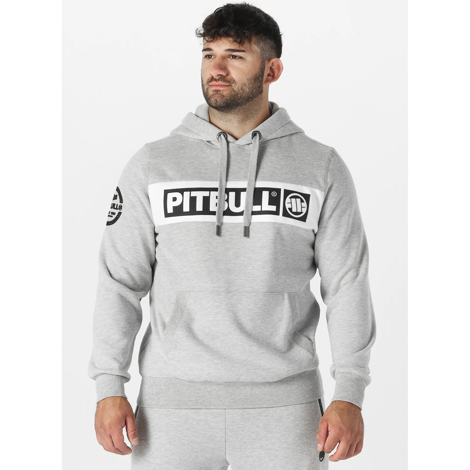 Pit Bull West Coast Hoody, Sherwood, grey, XXL