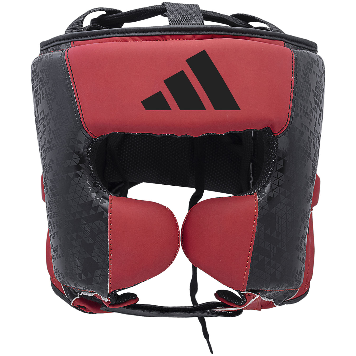 adidas Head Gear, Combat 50, black-red XL