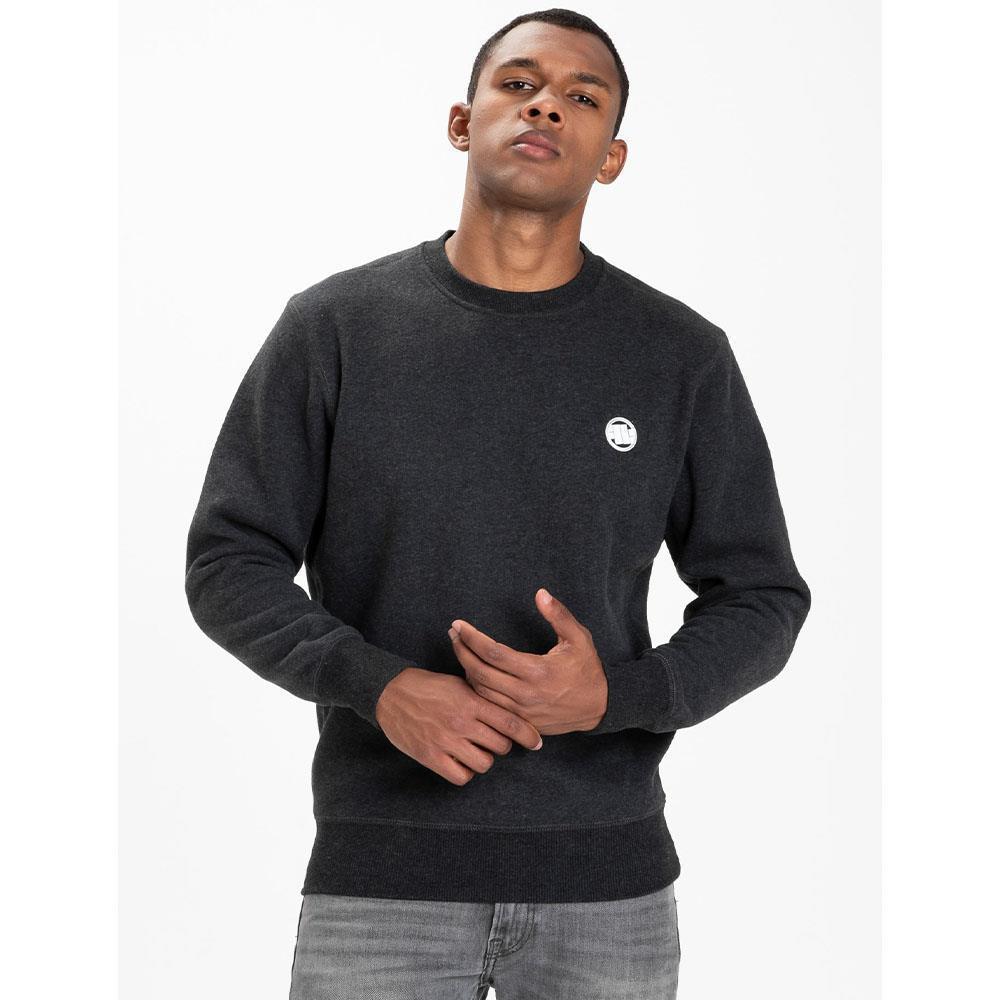Pit Bull West Coast Pullover, Small Logo, dark-grey, S
