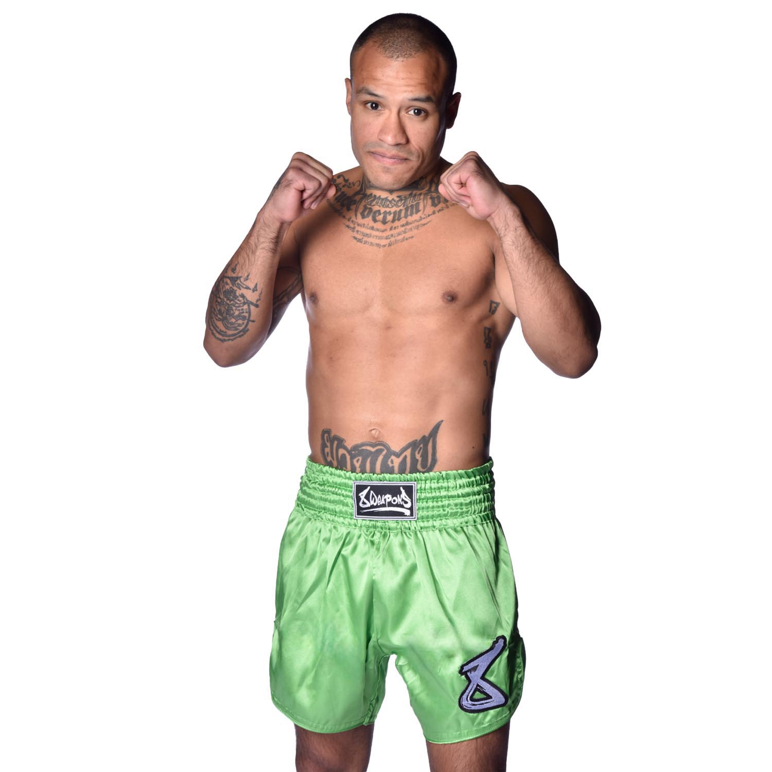 8 WEAPONS Strike Shorts, green, XXL