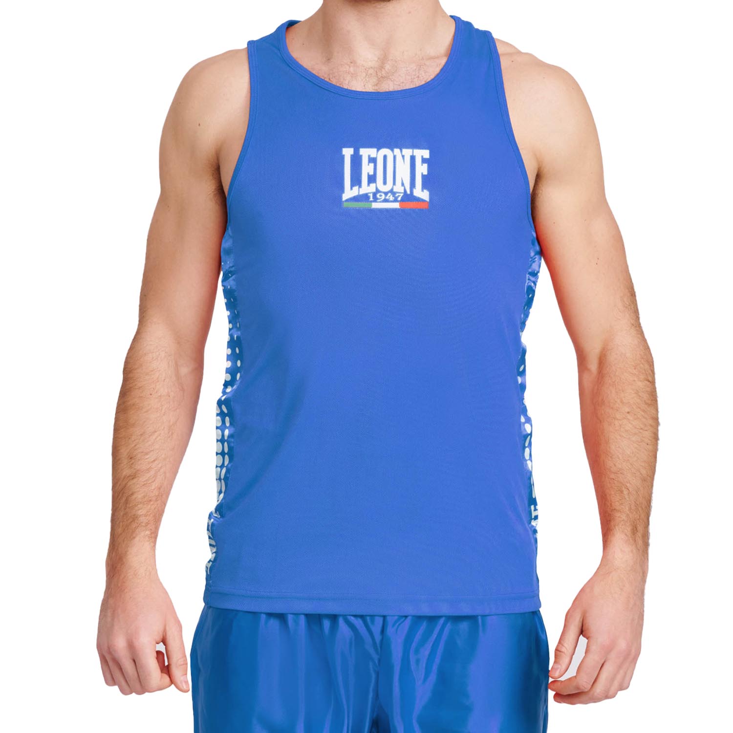 LEONE Boxing Top, Singlet, Boxing, AB726, blau, XXL