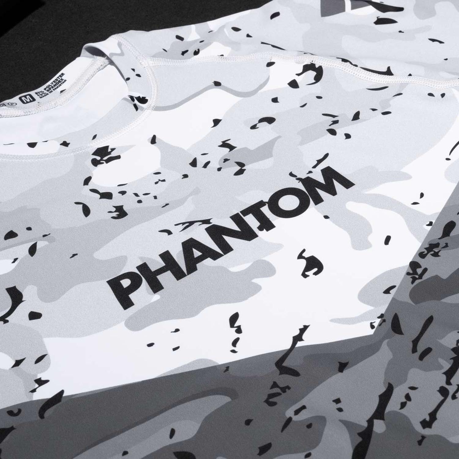 Phantom Athletics Rashguard, S/S, Delta, grey, XXL