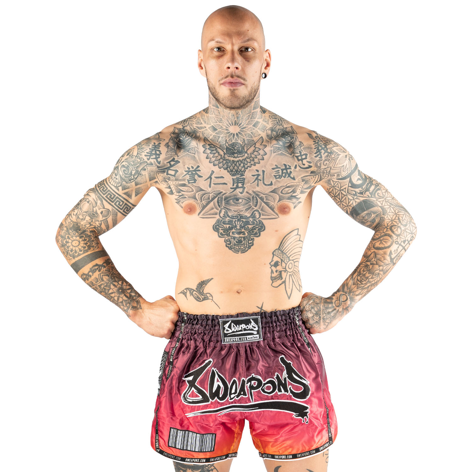 8 WEAPONS Muay Thai Shorts, Vivo Sunsphere, XXL