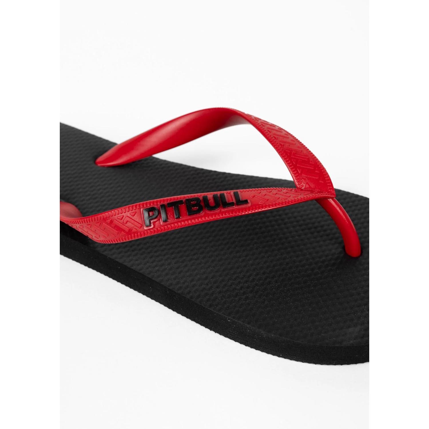 Pit Bull West Coast Flip Flops, Pitbull CO, black-red, 46