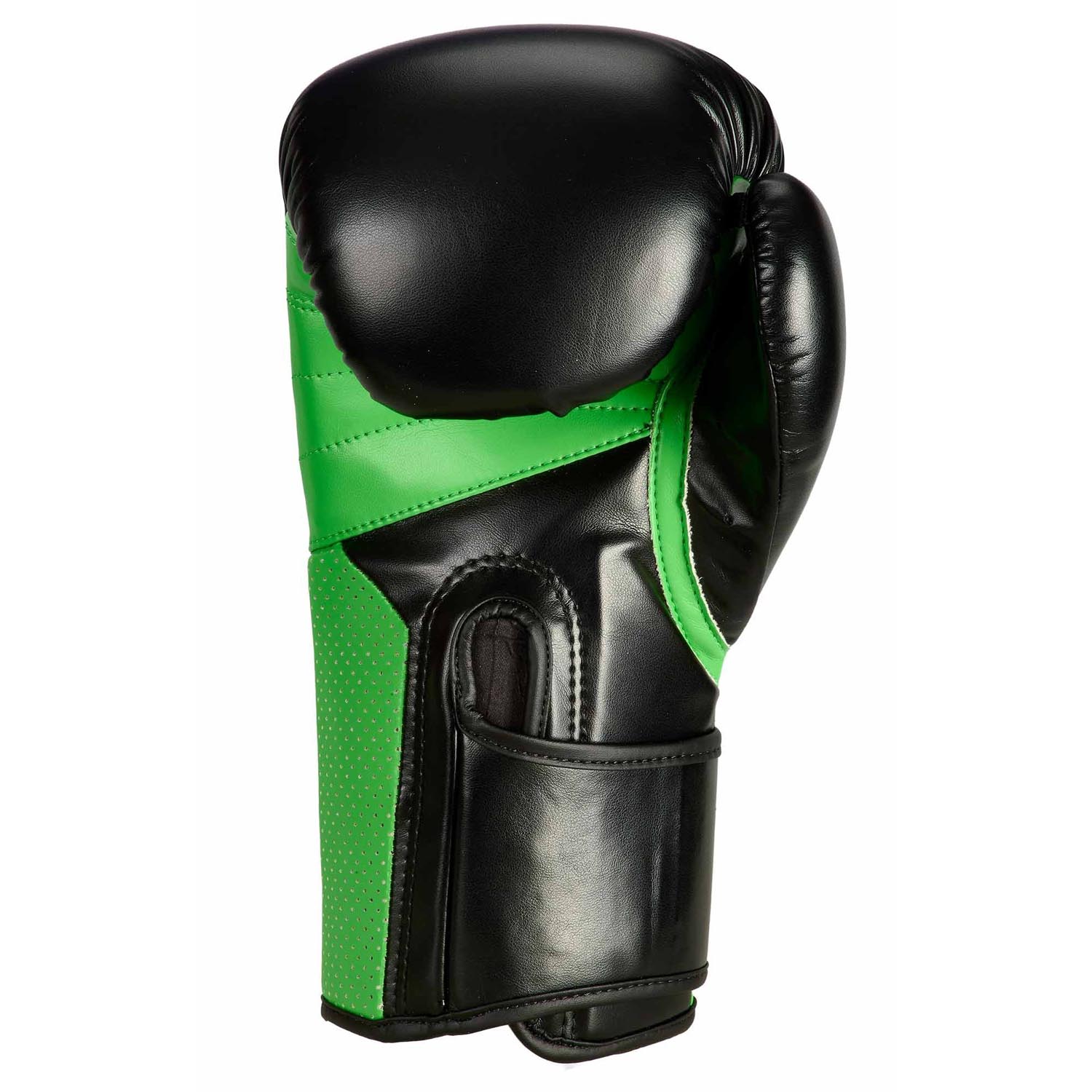 Ju-Sports Boxing Gloves, Training 2.0, black-green, 16 Oz