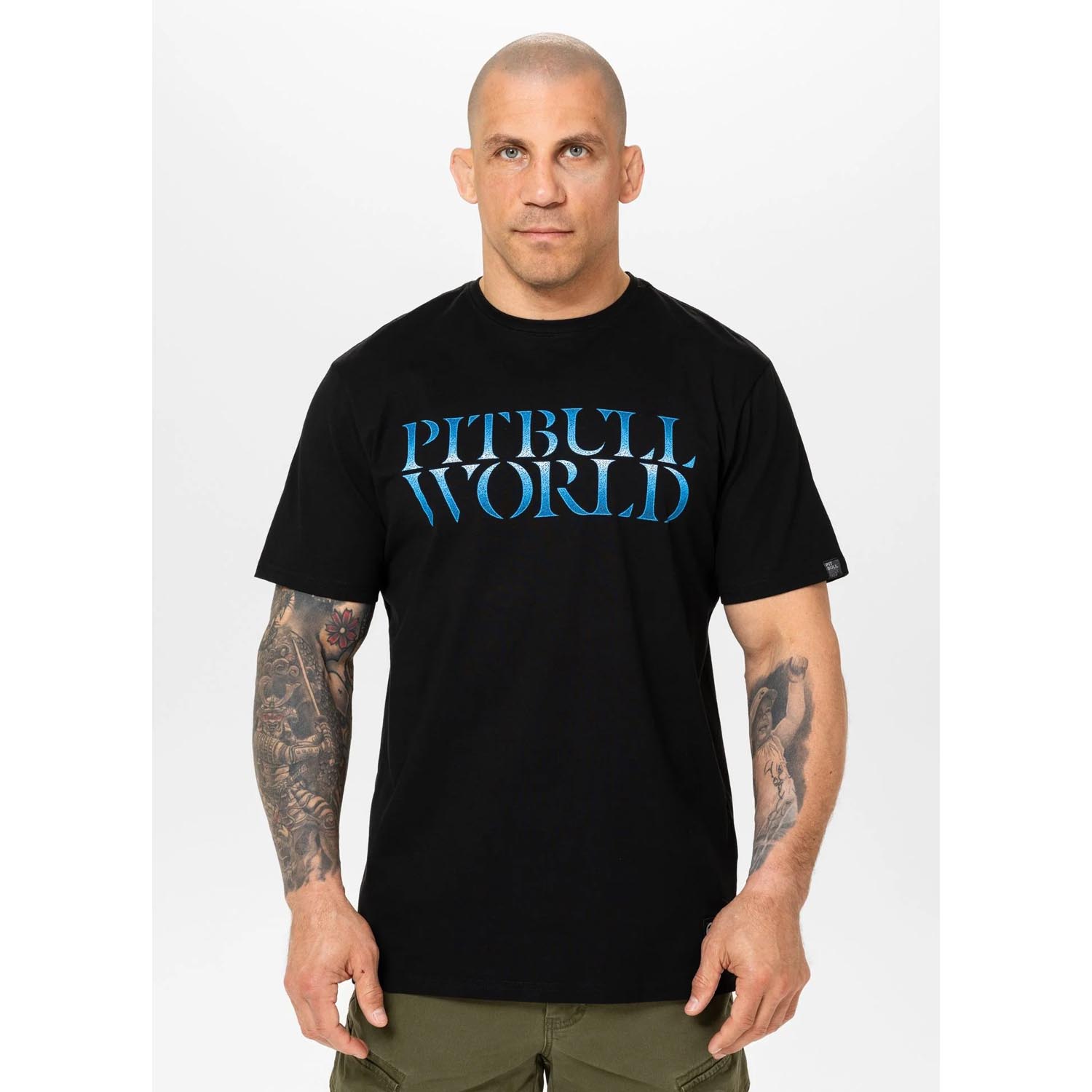 Pit Bull West Coast T-Shirt, World, black-blue, XXXL