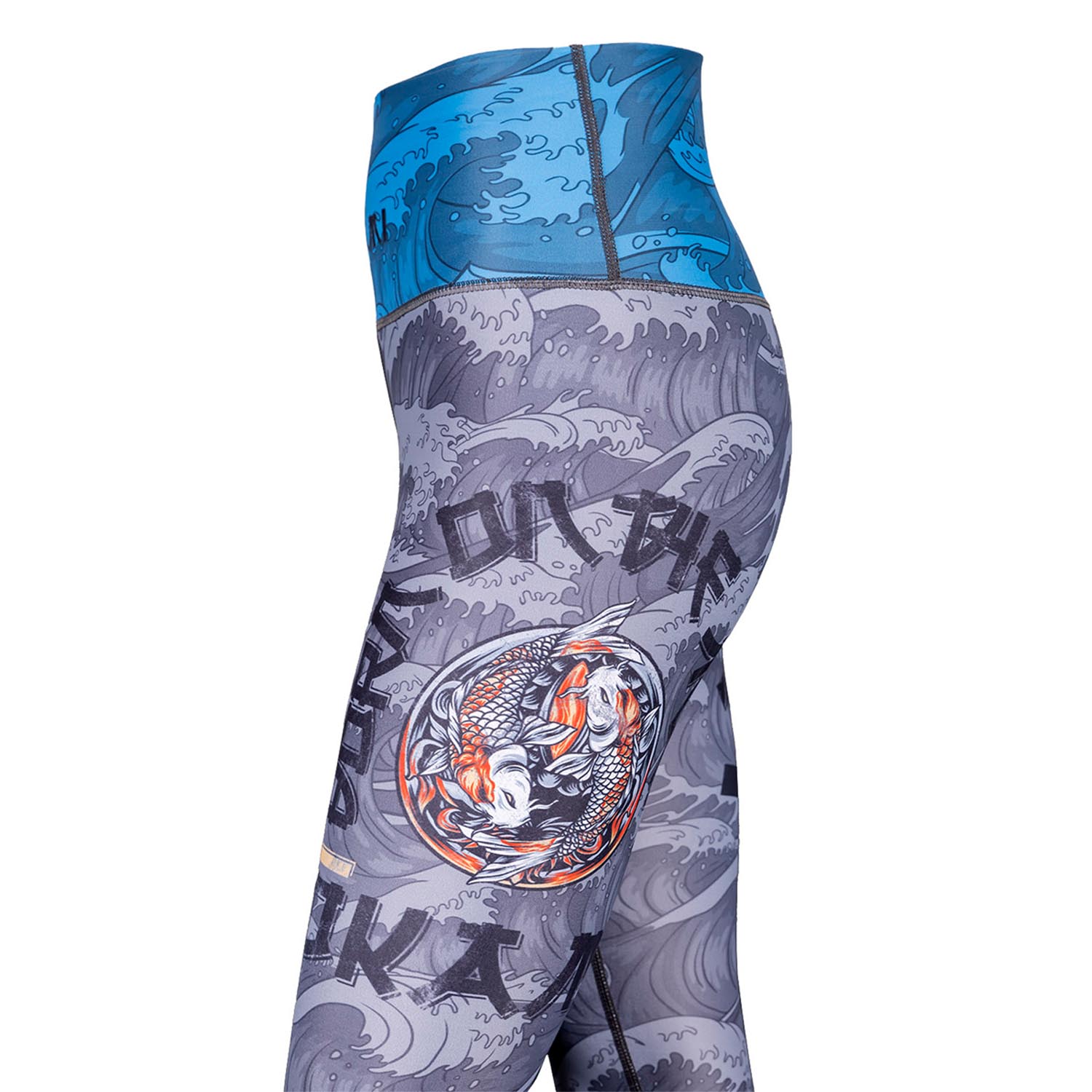 OKAMI Leggings, Damen, Kois, grau-blau, L