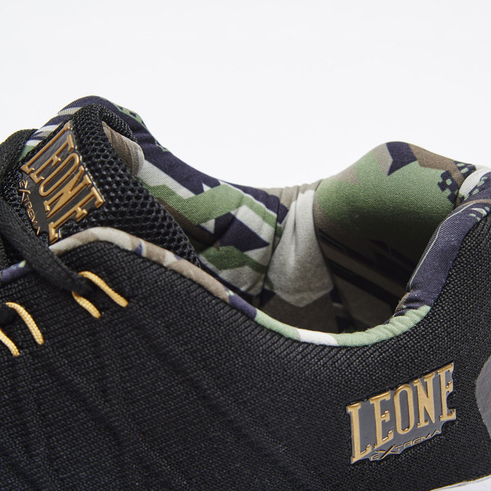 LEONE Boxing Shoes, Neo Camo, black, 41