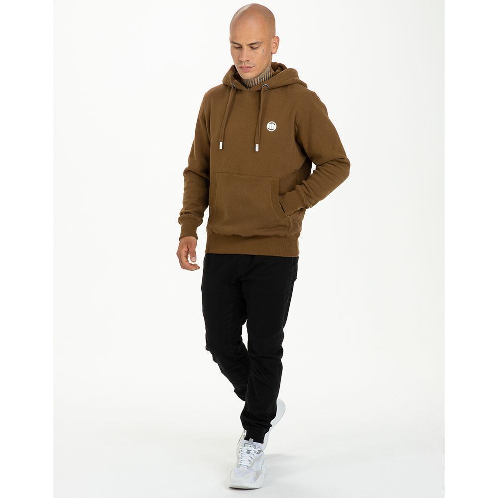 Pit Bull West Coast Hoody, Small Logo 21, braun, S