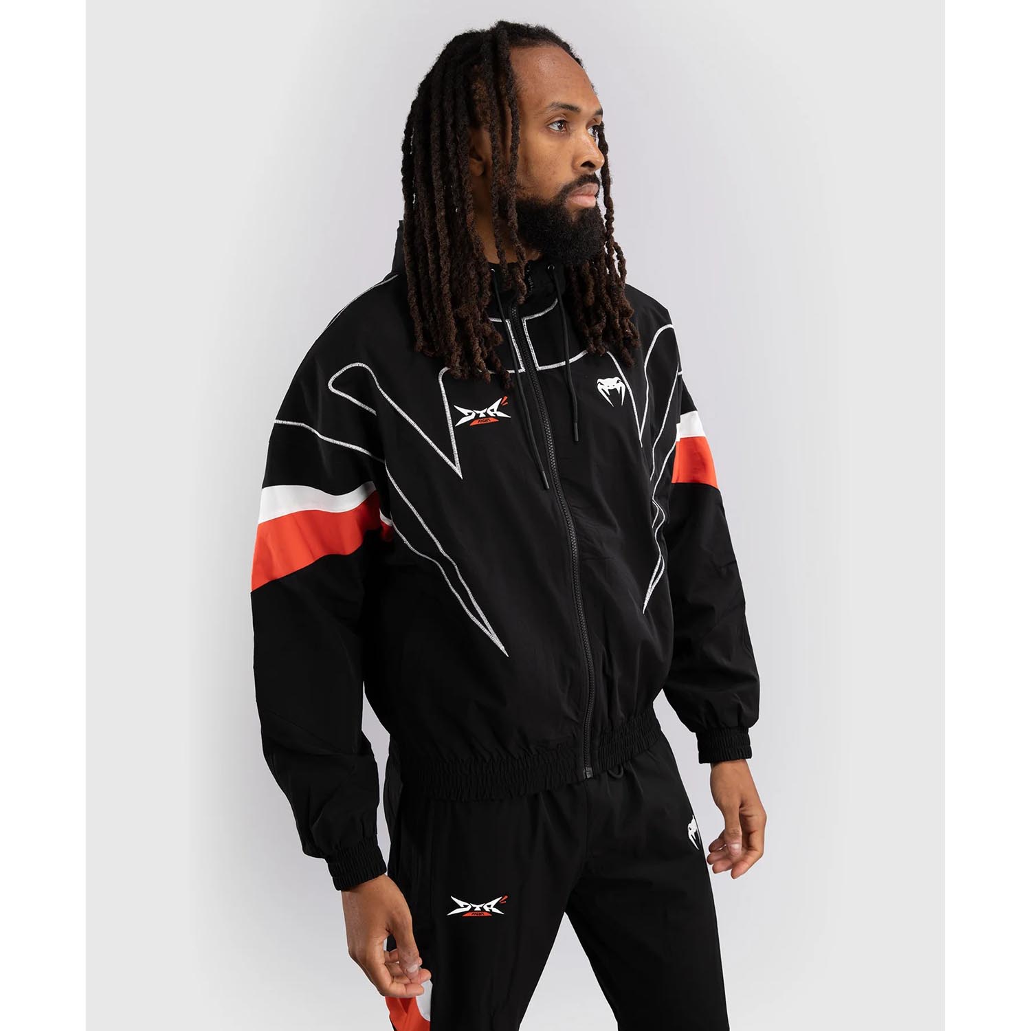 VENUM Training Jacket, DTR Fight Attack 90, black-orange, XXL