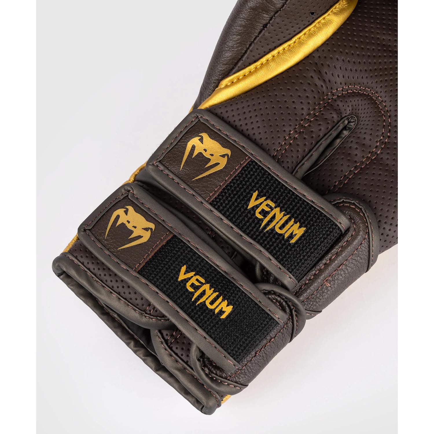 VENUM Boxing Gloves, Reverso, brown-gold, 16 Oz