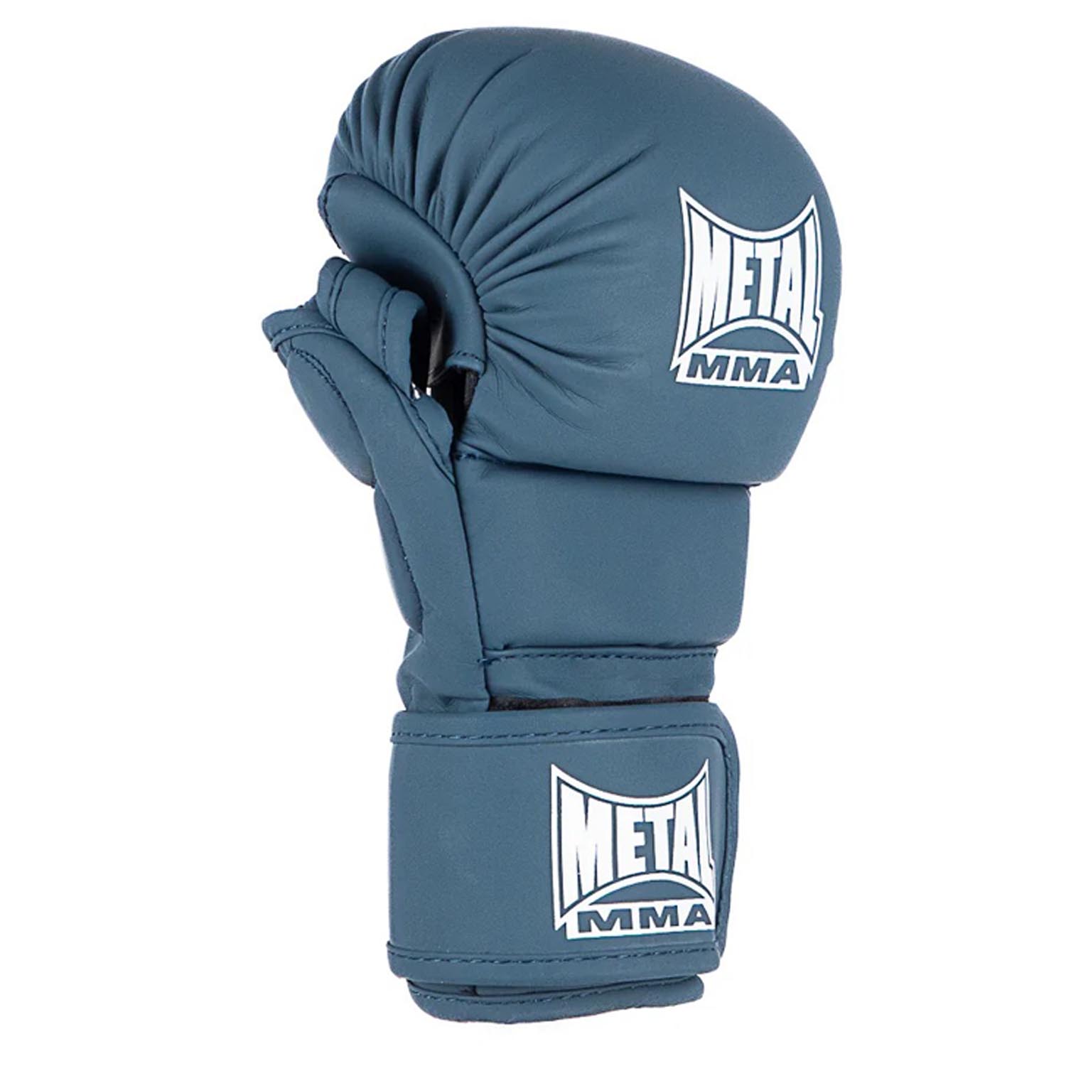 Metal Boxe MMA Sparring Gloves, The Shell, blue, XL