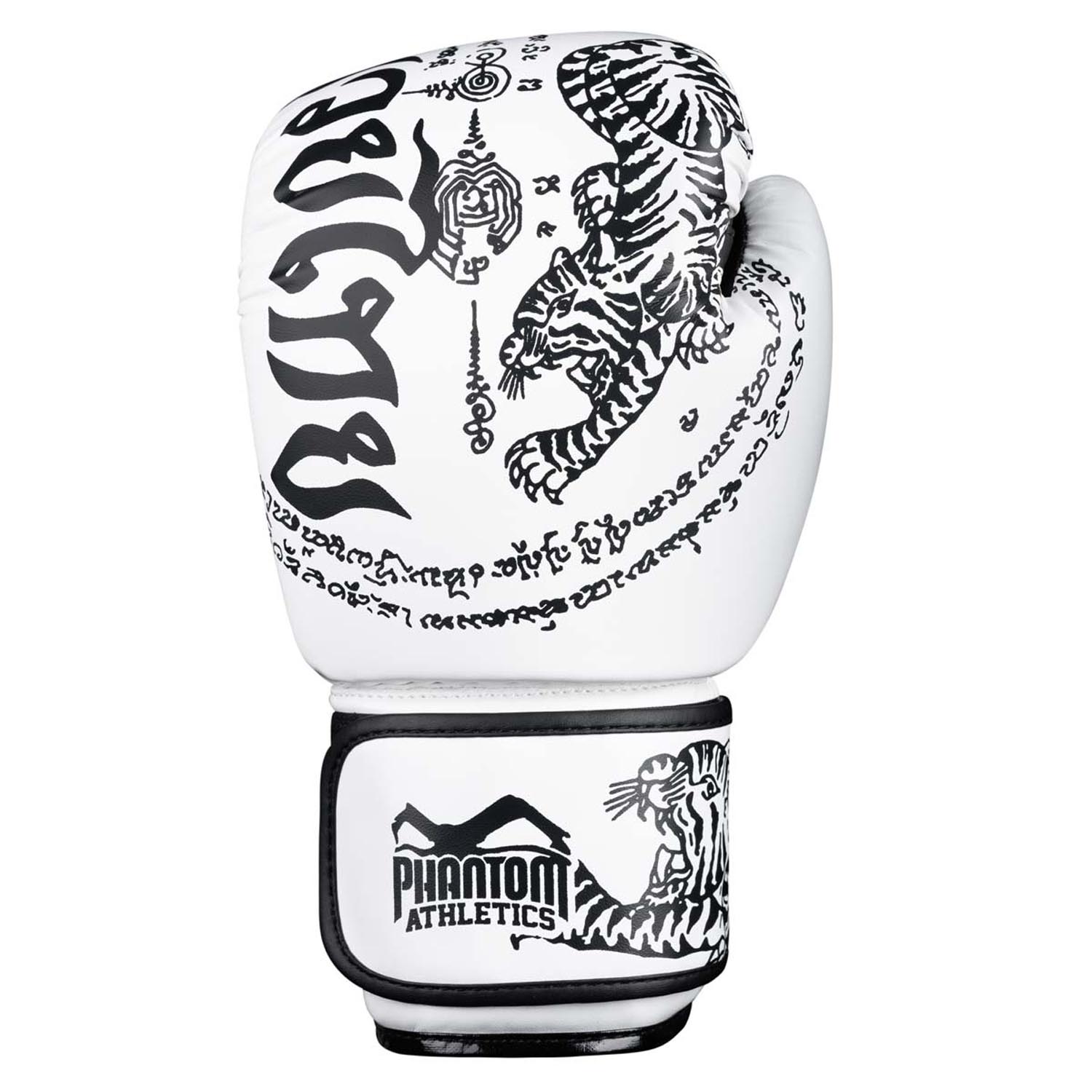 Phantom Athletics Boxing Gloves, Muay Thai, white, 14 Oz