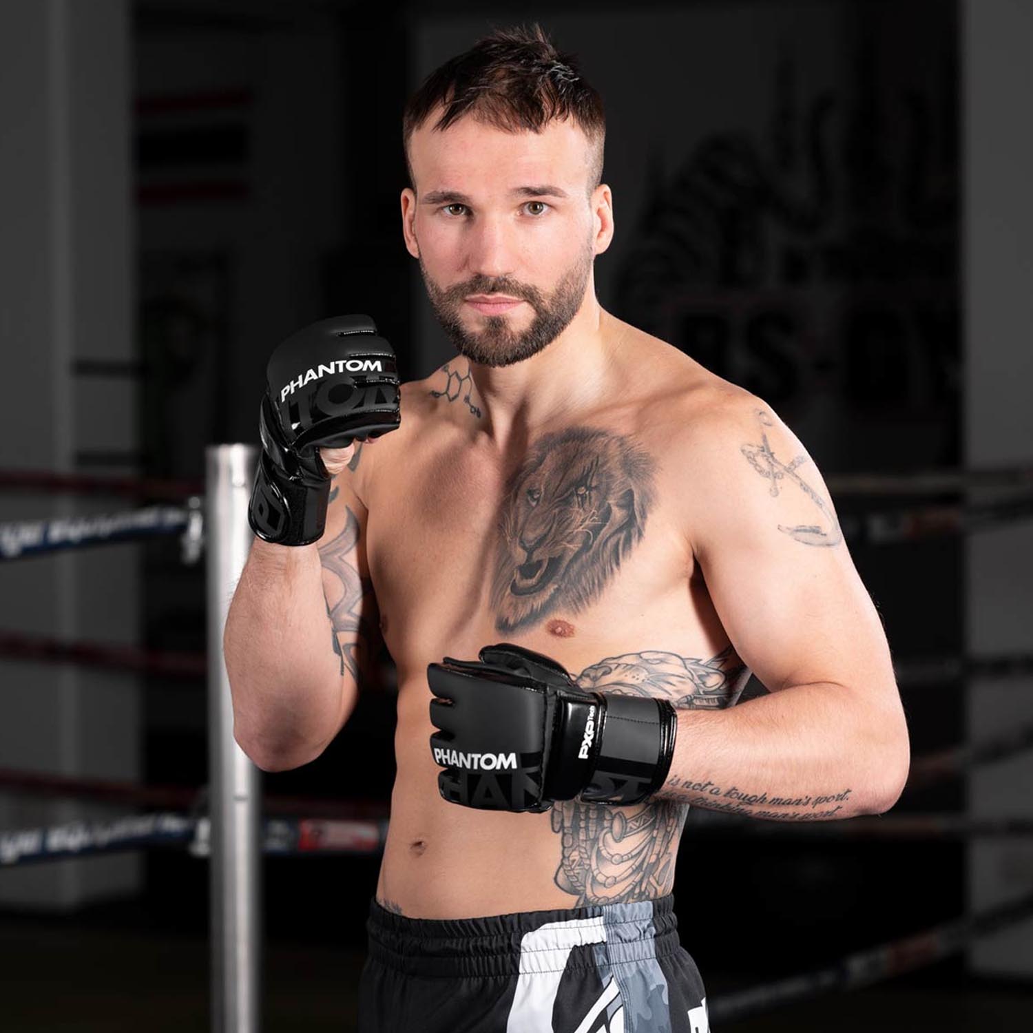 Phantom Athletics MMA Boxing Gloves, Apex, Hybrid, S/M