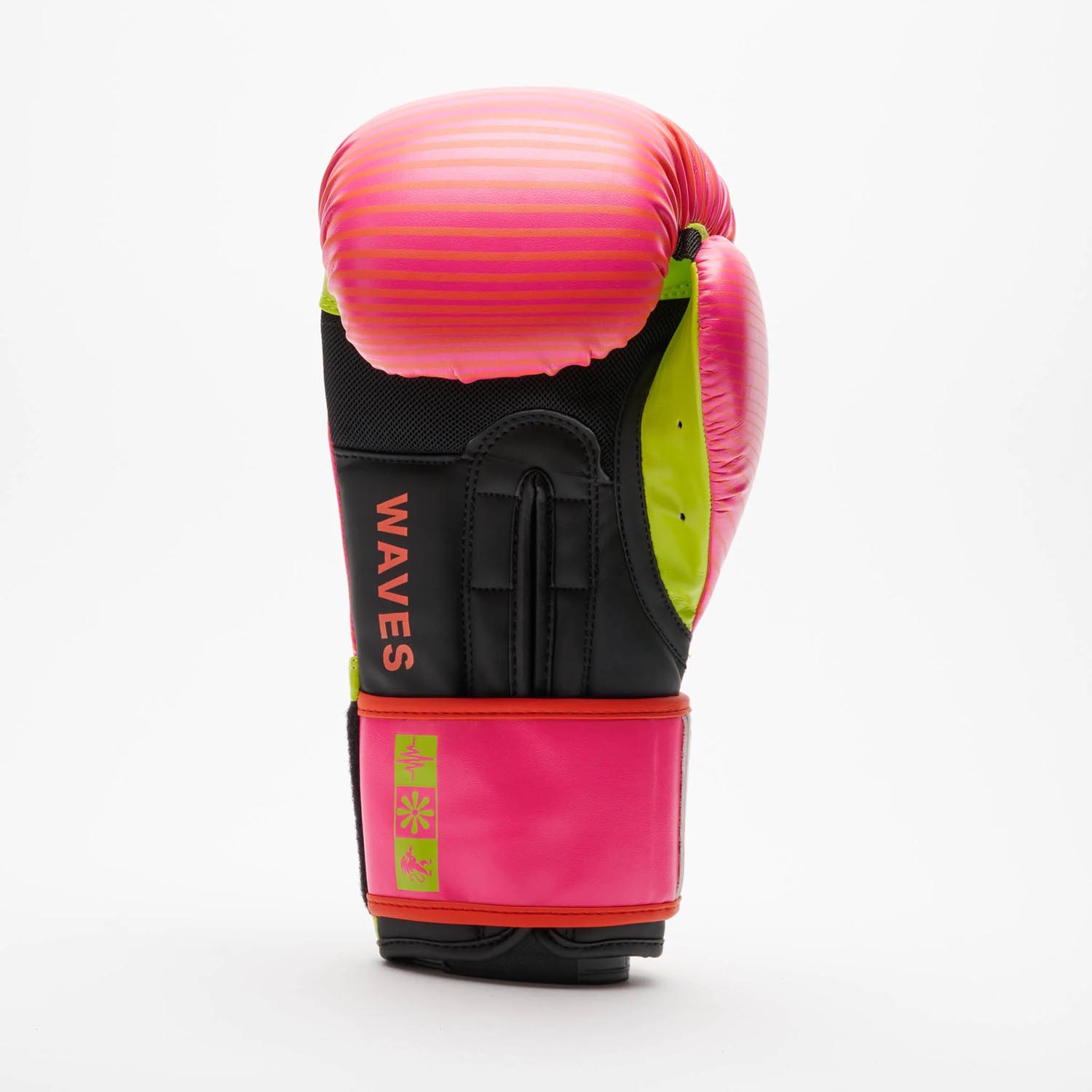 LEONE Boxing Gloves, Waves, pink, 16 Oz