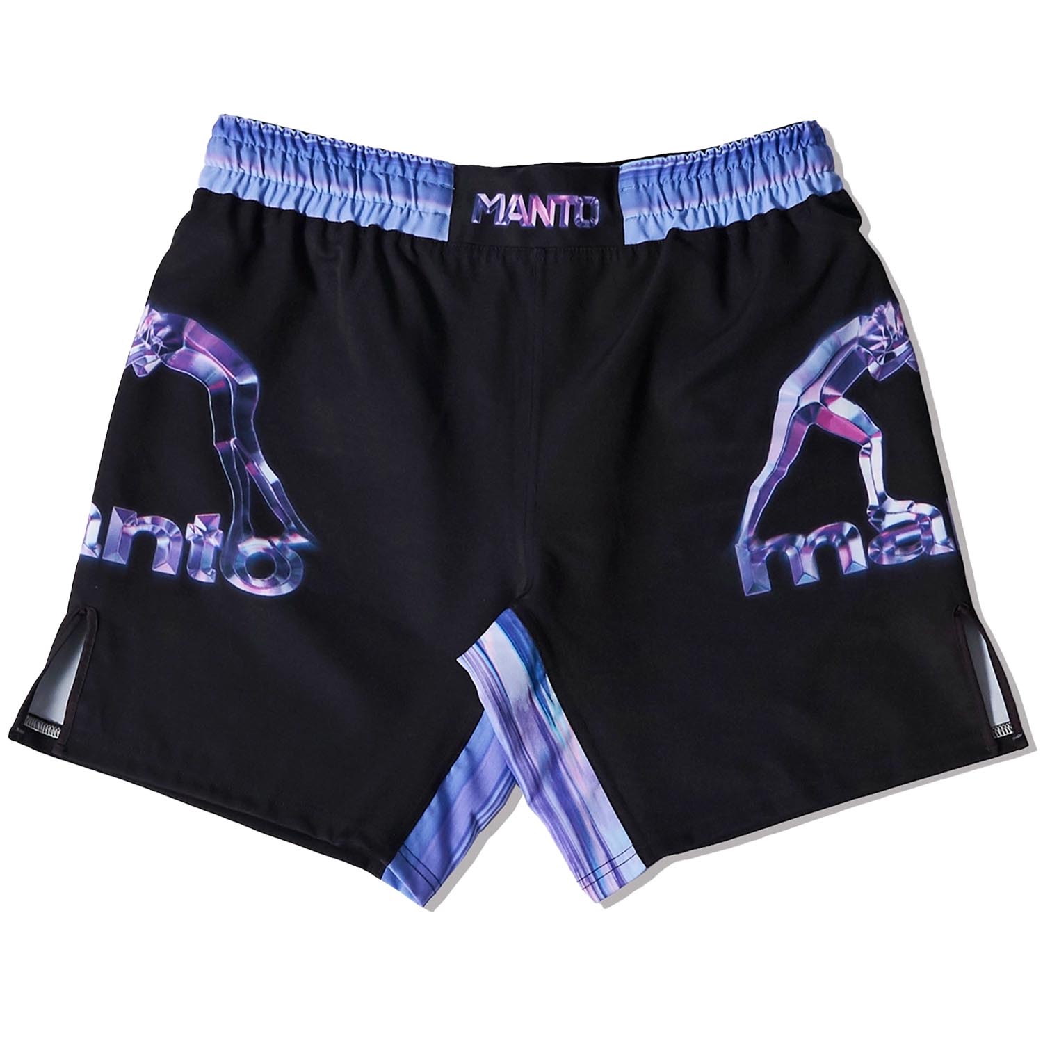 MANTO MMA Fight Shorts, Mirage, black, XXL