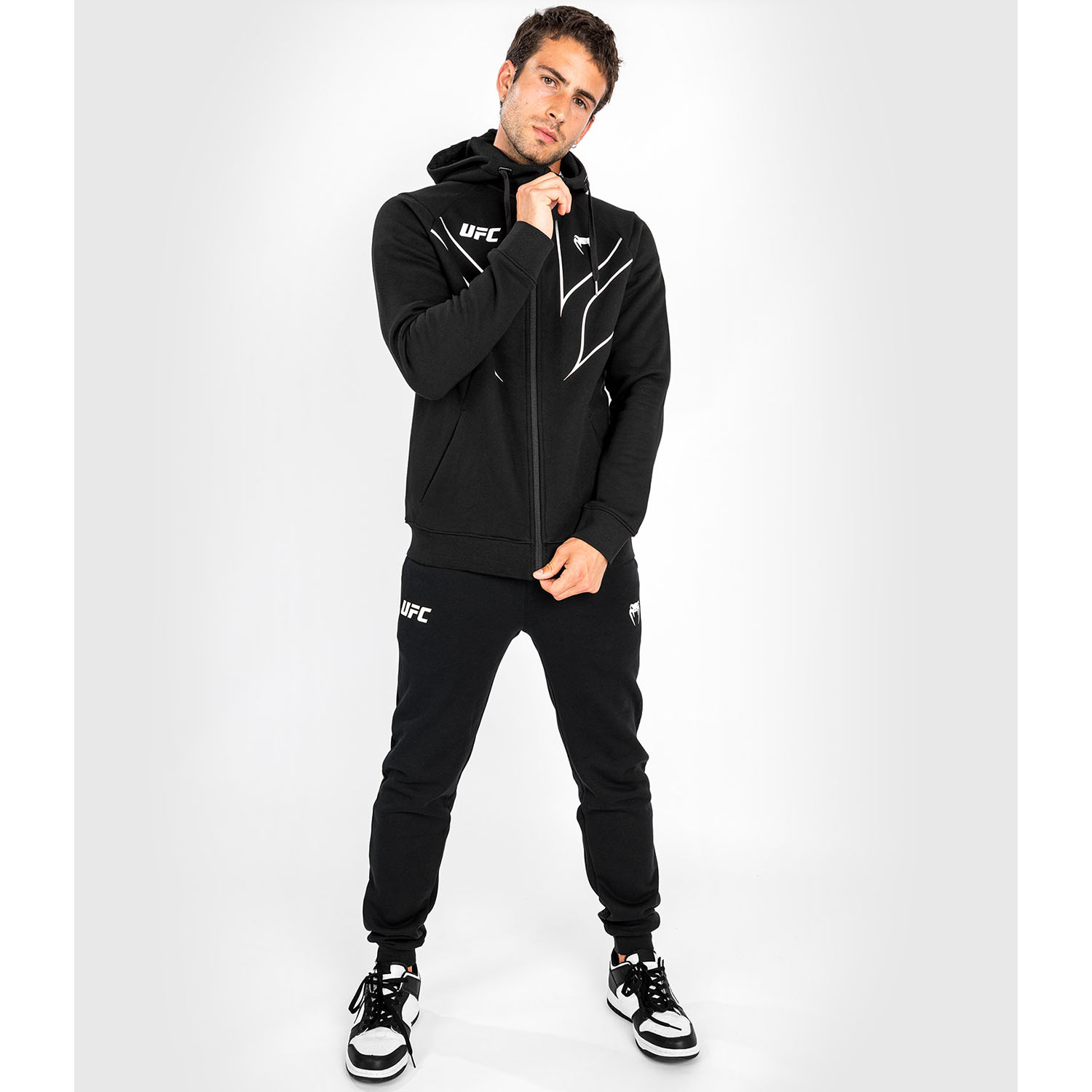 VENUM Zip Hoody, UFC Fight Night 2.0, Replica, black, S