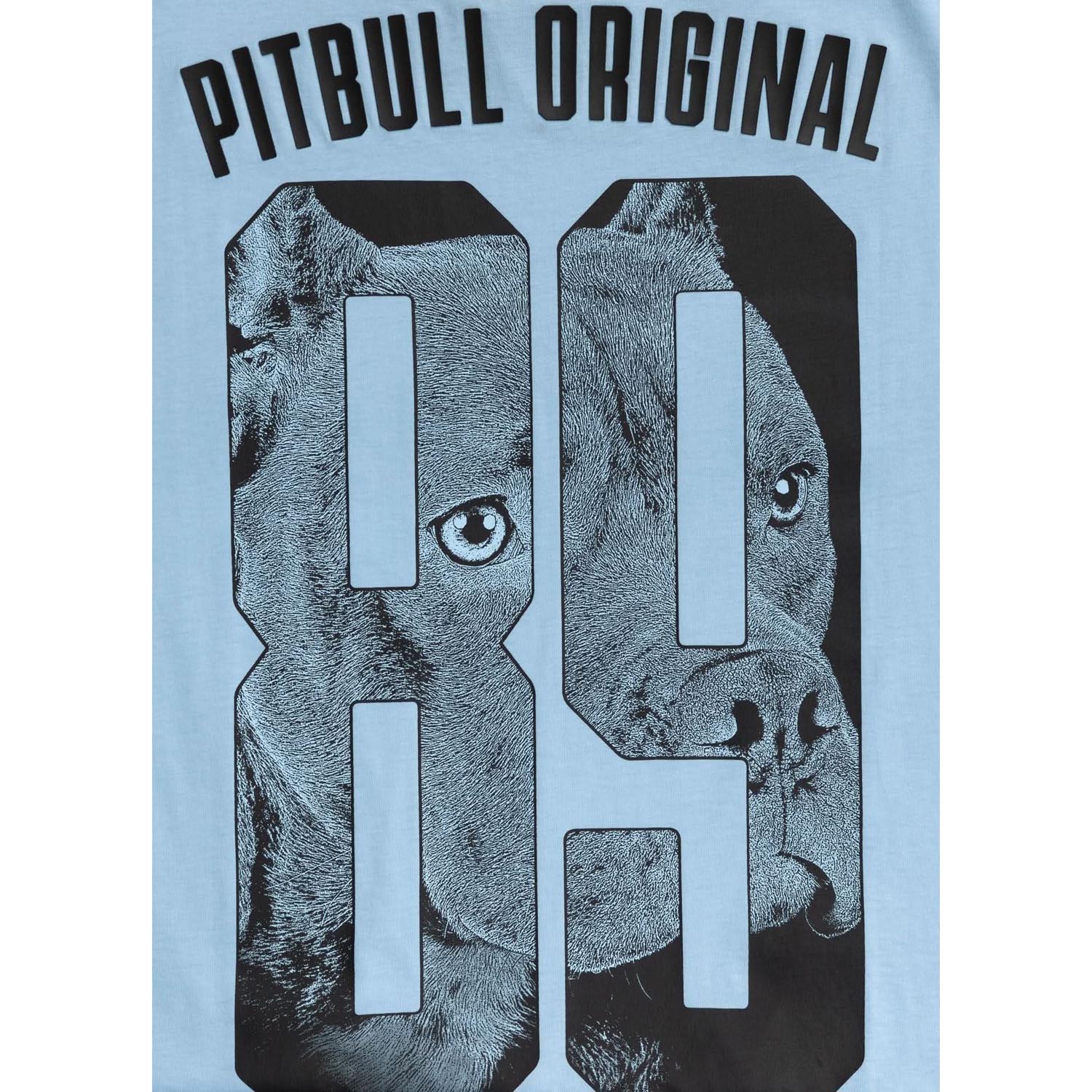 Pit Bull West Coast T-Shirt, Eighty Nine Dog, light blue, XXXL