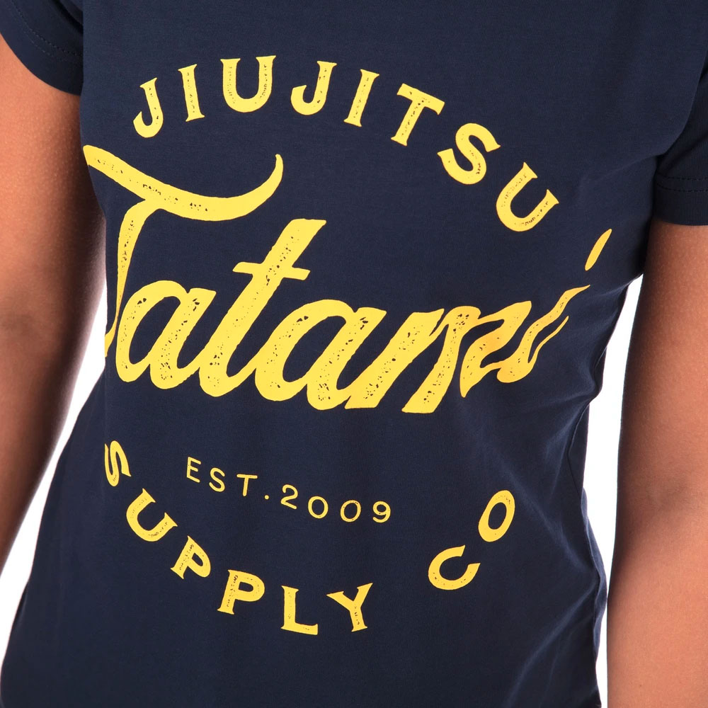 Tatami T-Shirt, Damen, Classic, Logo, navy, S