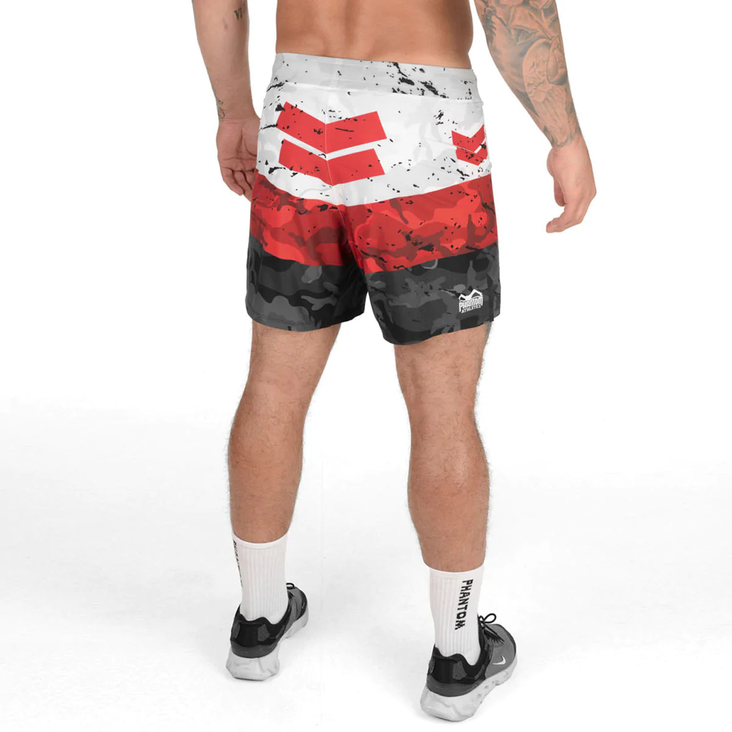 Phantom Athletics MMA Fight Shorts, Flex, S Delta, red, S