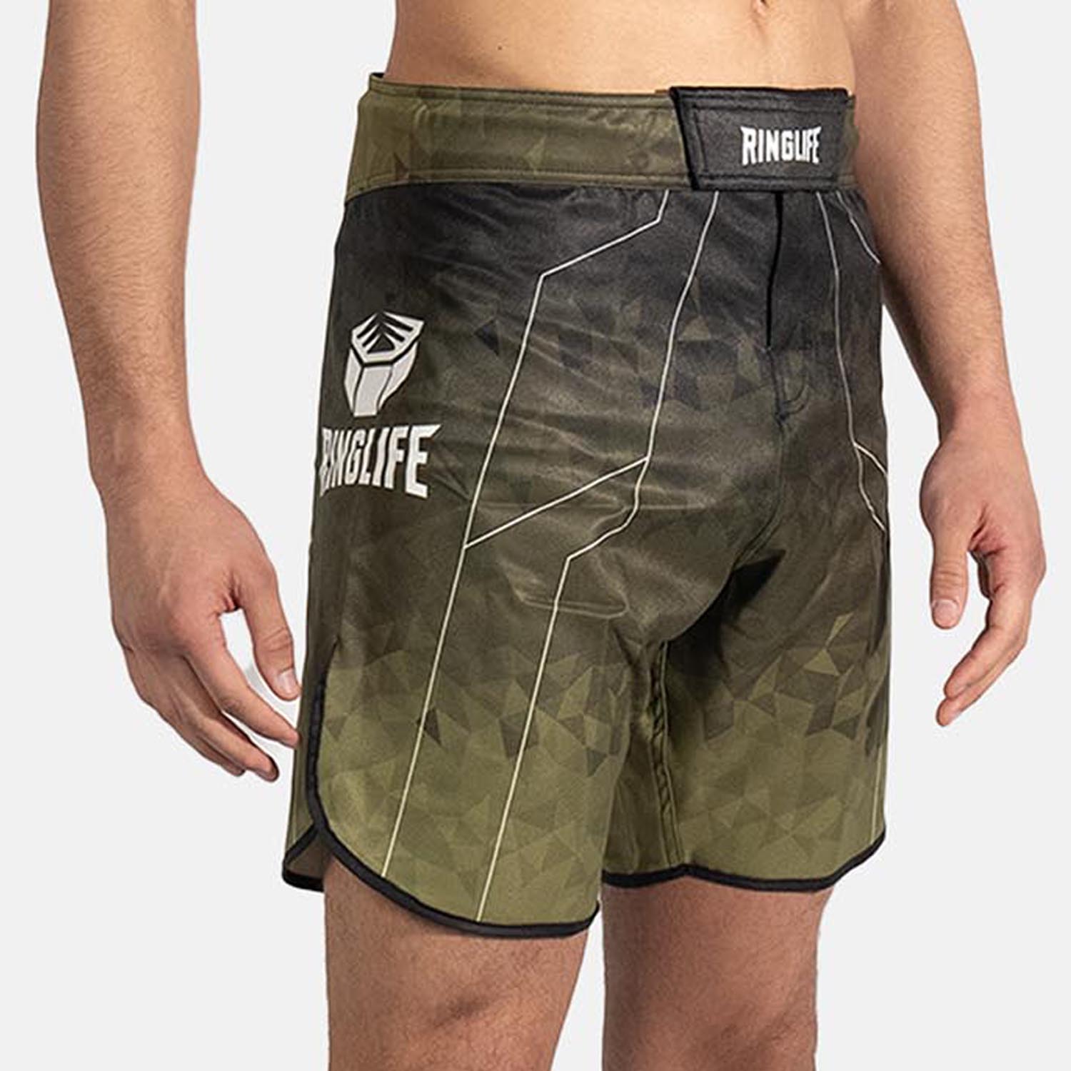 RINGLIFE MMA Shorts - Transition schwarz-grün XL