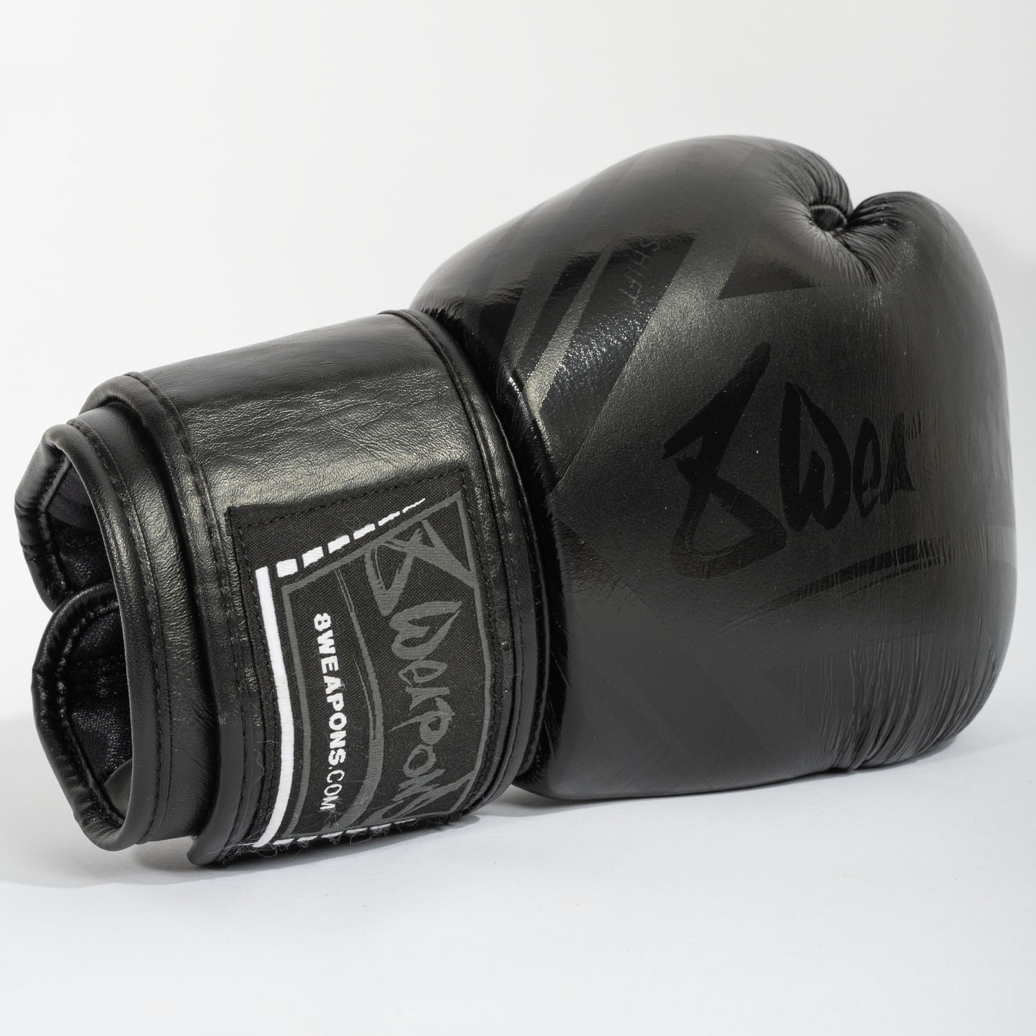 8 WEAPONS Boxing Gloves, Shift, black-matt, 16 Oz
