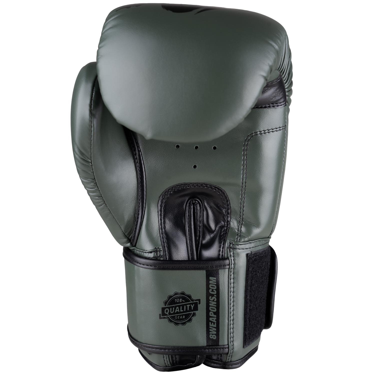 8 WEAPONS Boxhandschuhe, Unlimited 2.0, olive-schwarz, 10 Oz