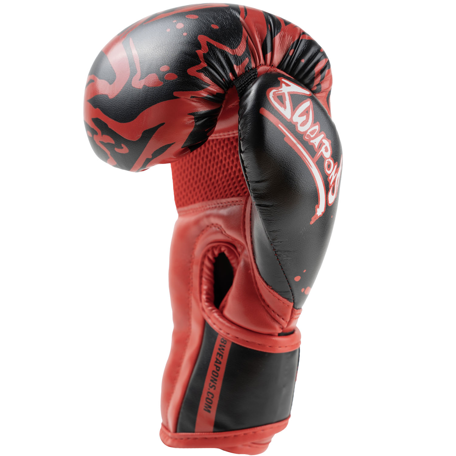 8 WEAPONS Boxhandschuhe, Kinder, Joe, schwarz-rot, 6 Oz