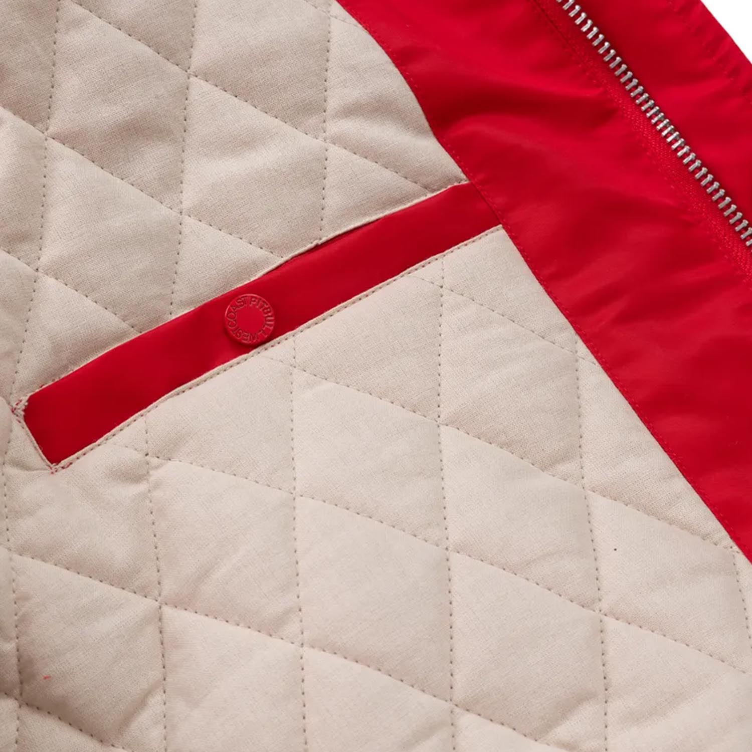 Pit Bull West Coast, Jacket, Seabridge Varsity, red, M