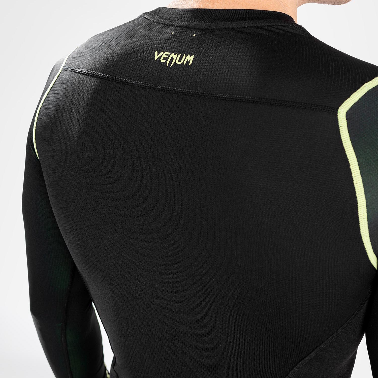 VENUM Rashguard, L/S, Fusion 2.0, black-yellow, M