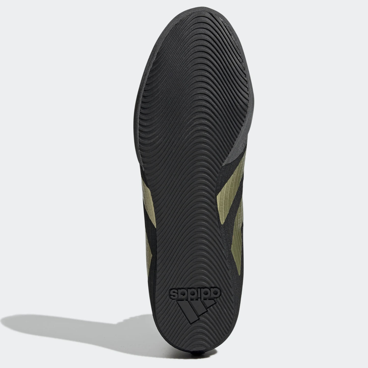 adidas Boxing Shoes, Box Hog 4, black-gold, 40 ⅔ (UK 7)