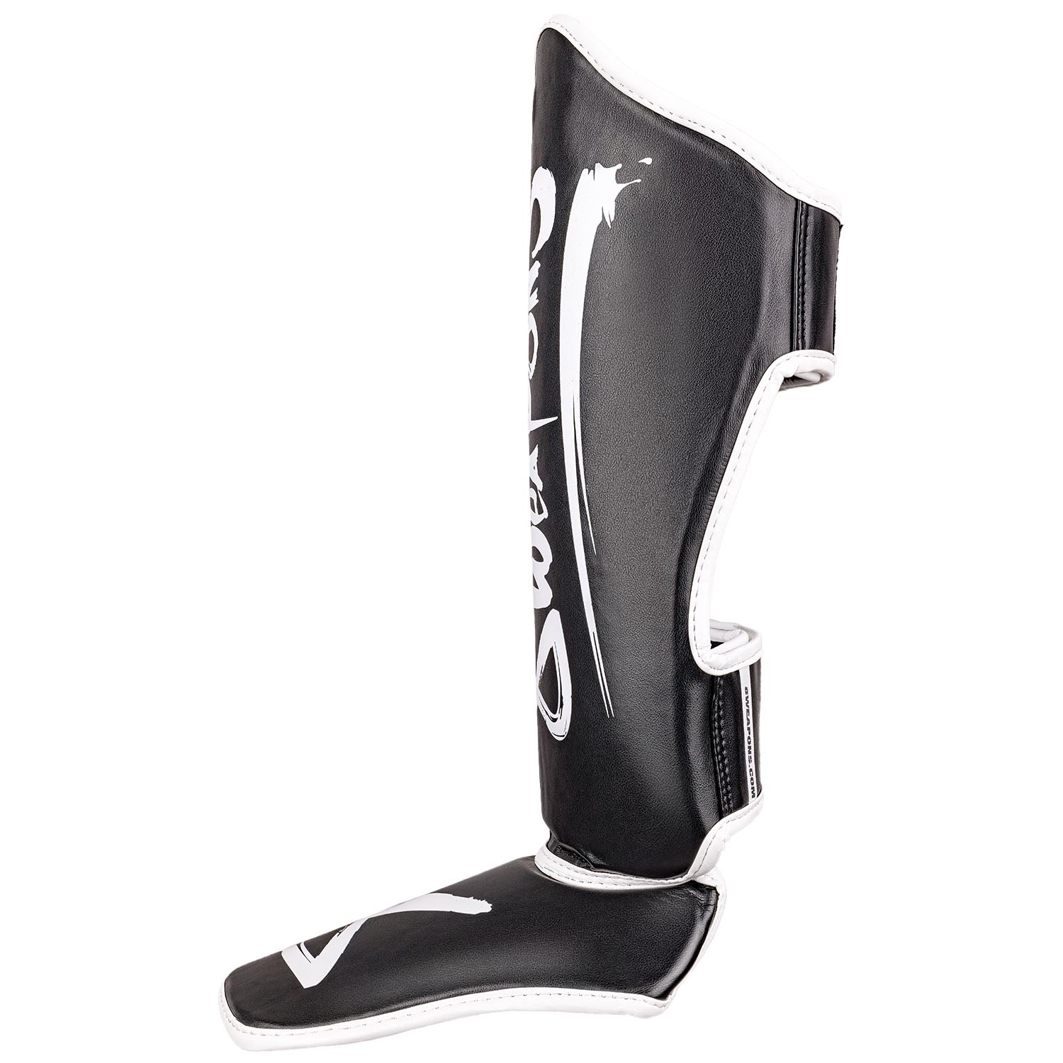 8 WEAPONS Shin Guards, Kids, Unlimited 2.0, black-white, L/XL
