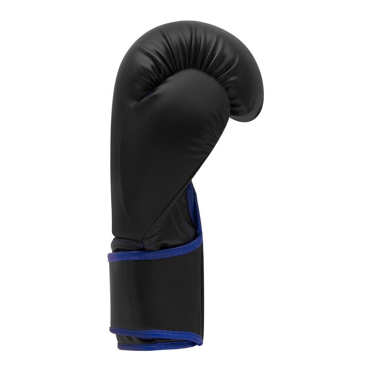 adidas Boxing Gloves, Hybrid, 80, black-blue, 16 Oz