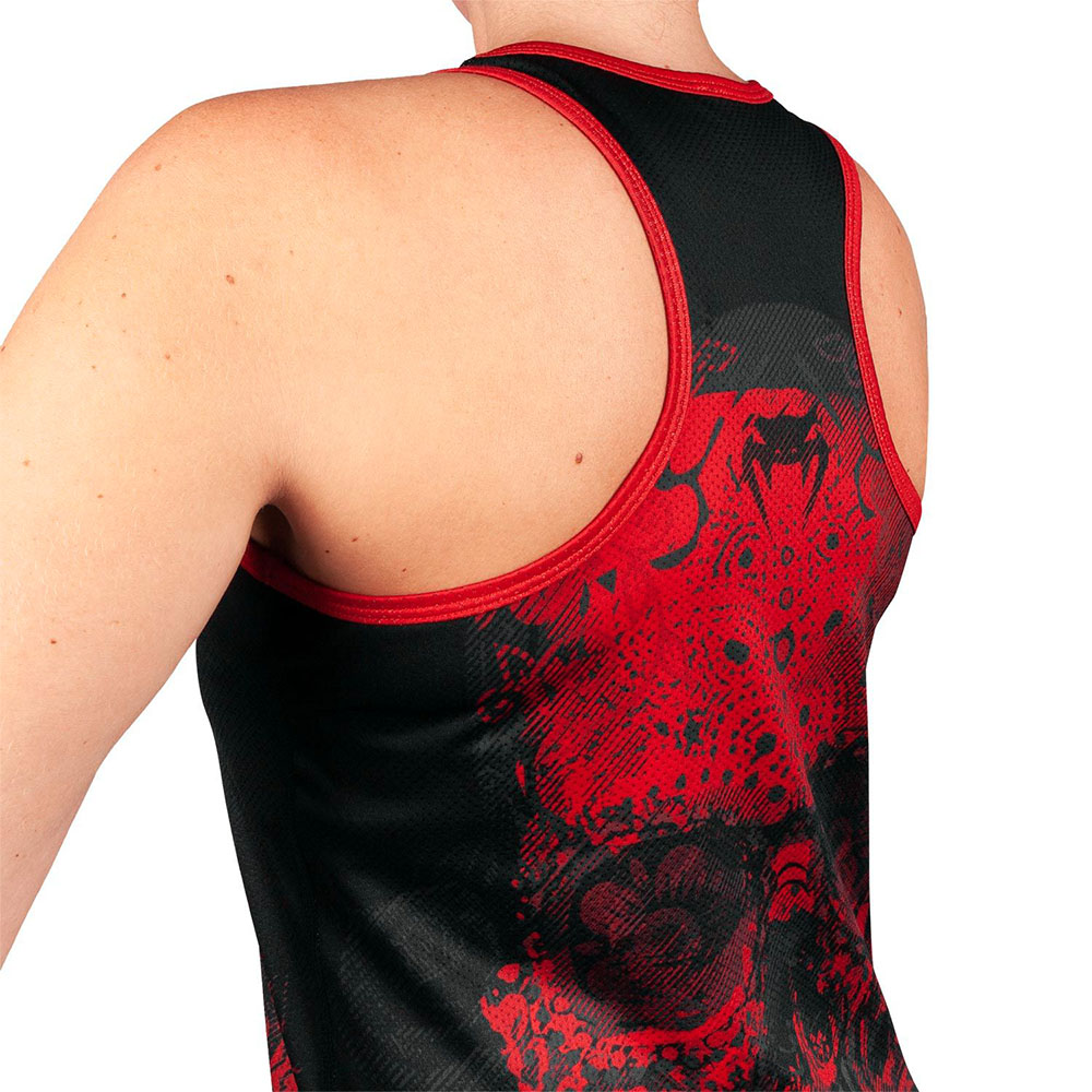 VENUM Tank Top, Damen, Santa Muerte, schwarz-rot, XS