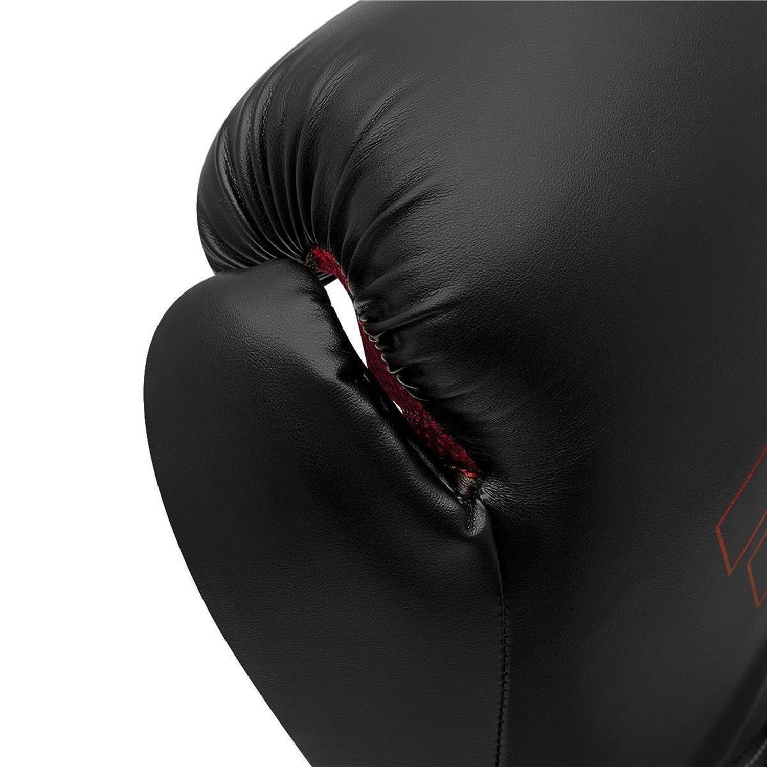 adidas Boxing Gloves, Hybrid, 80, black-red, 16 Oz