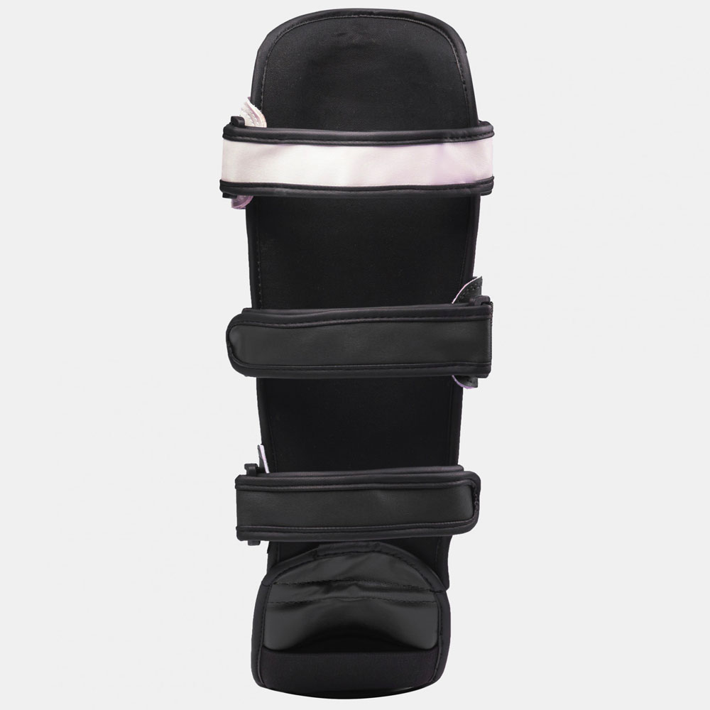 LEONE Shin Guards, Shock, black-weiss, M