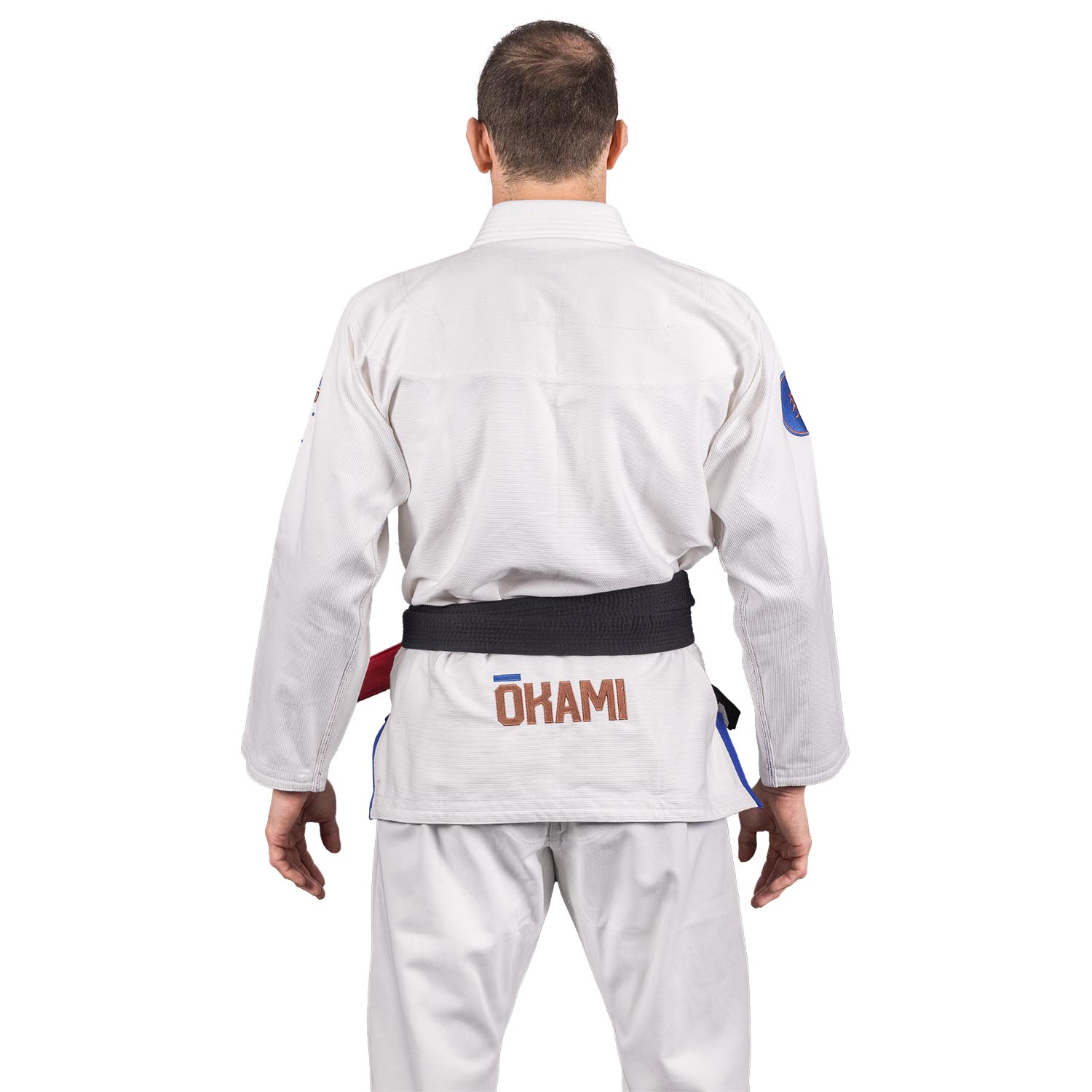 OKAMI BJJ GI, Competition Team V2, white, A4