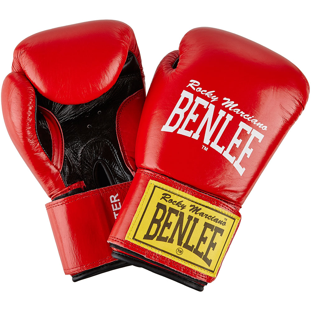 BENLEE Boxhandschuhe, Fighter, rot-schwarz, 14 Oz