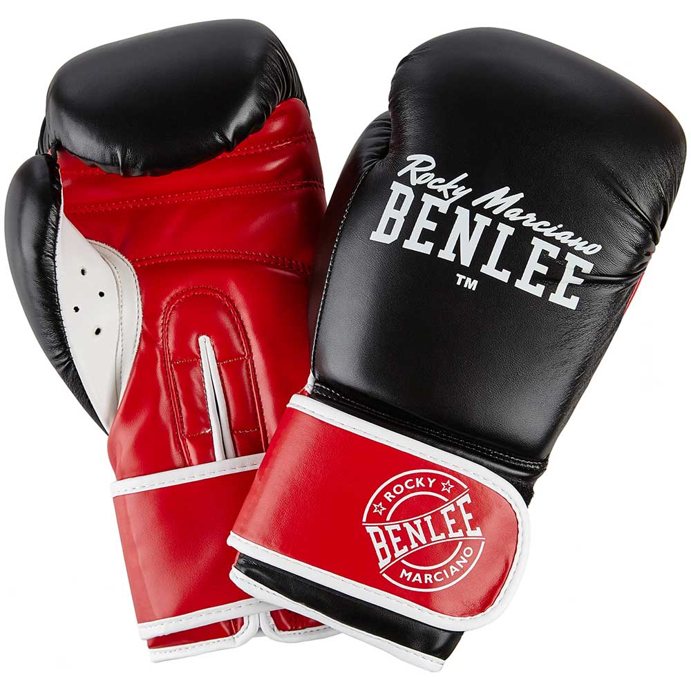 BENLEE Boxing Gloves, Carlos, black-red, 12 Oz