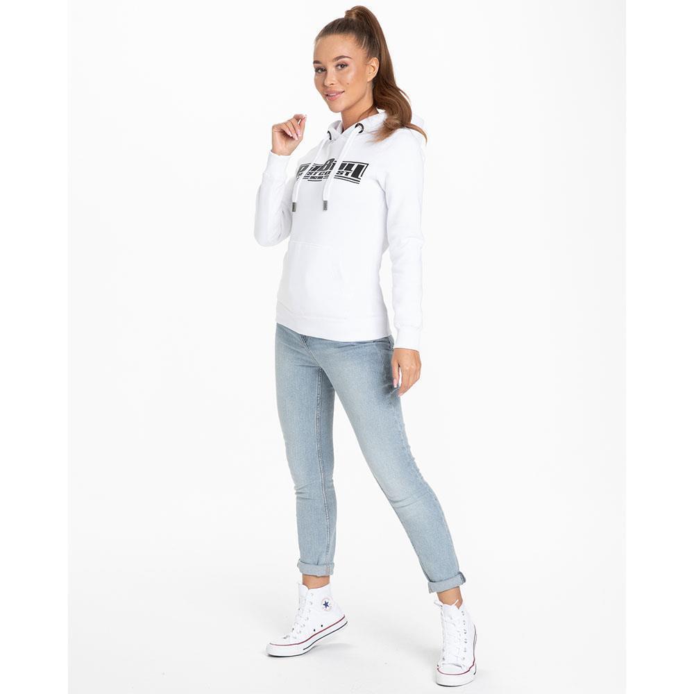 Pit Bull West Coast Hoody, Damen, Classic Boxing 2, weiß, XS