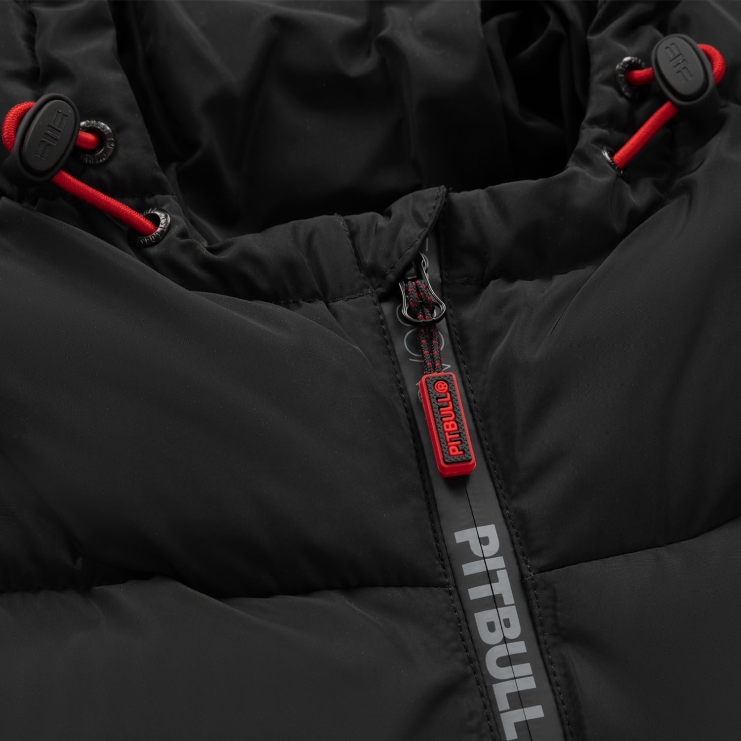Pit Bull West Coast Jacket, Padded Hooded Airway 4, black, XL