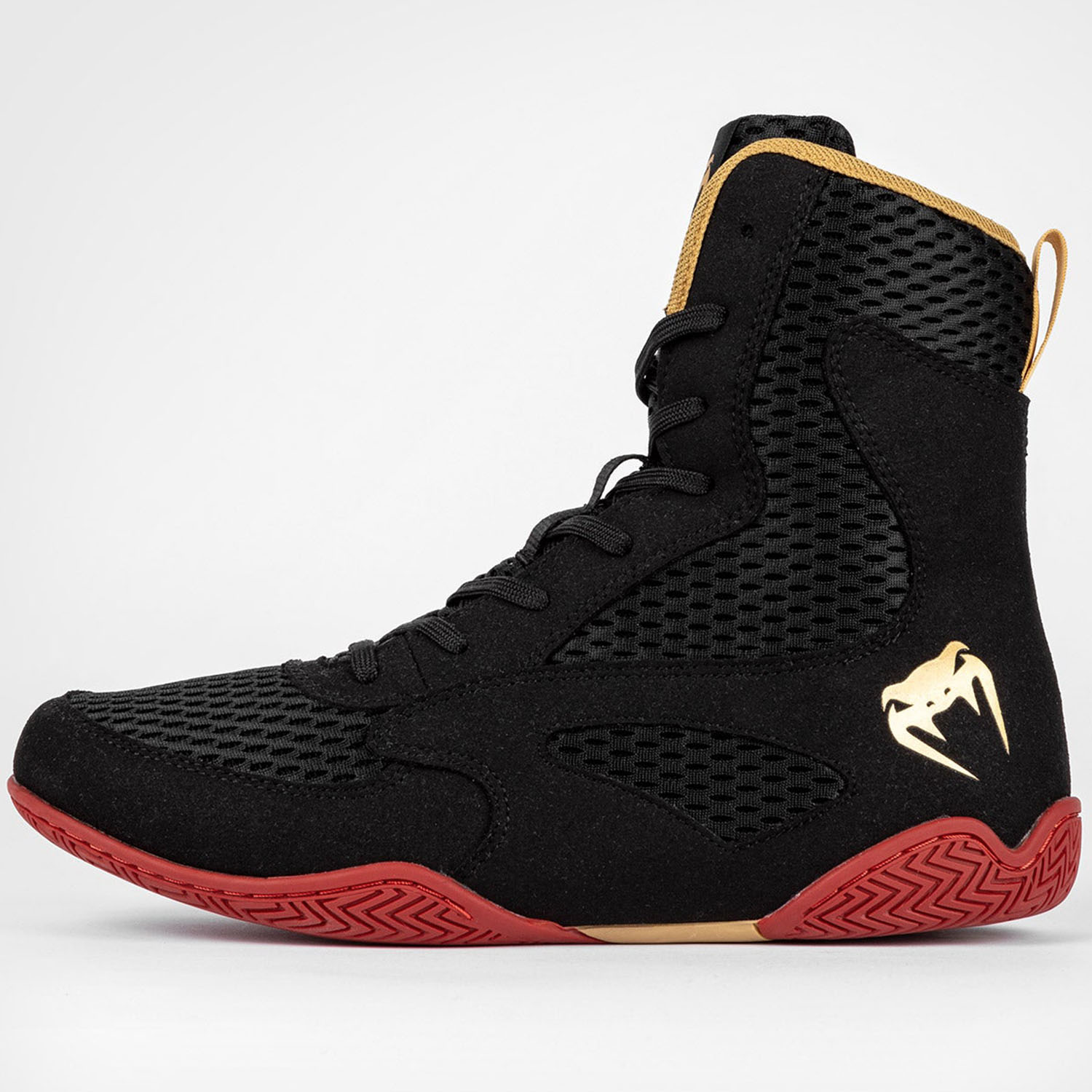 VENUM Boxschuhe, Contender, schwarz-rot-gold, 40.5