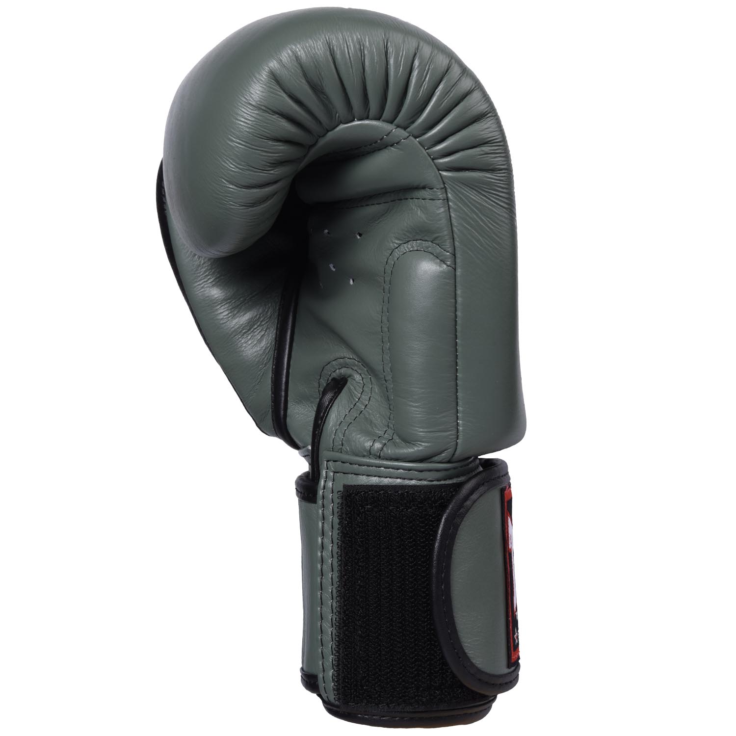 TWINS Special Boxing Gloves, Leather, BGVL-8, green-black, 14 Oz