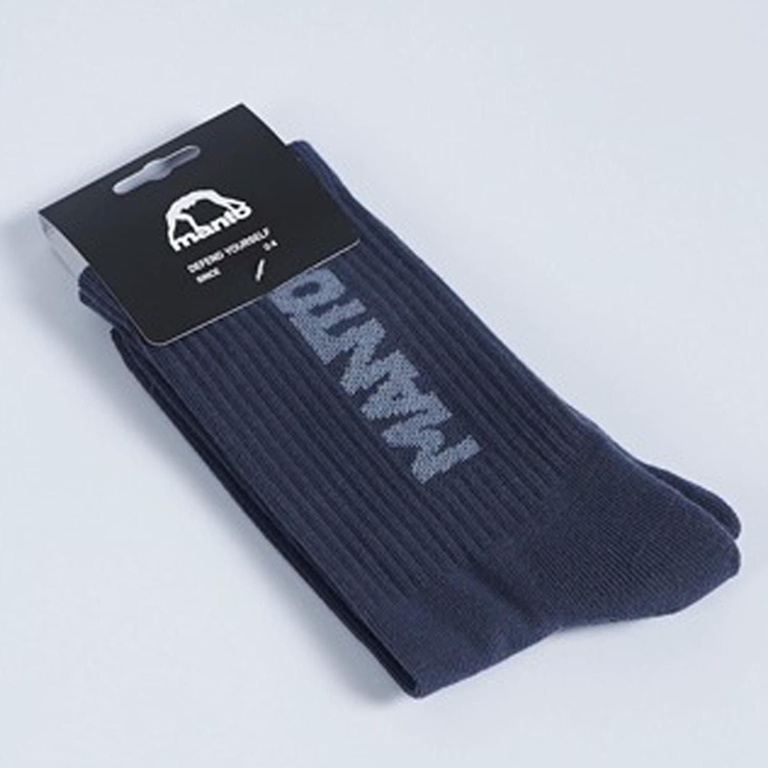 MANTO Socks, Logotype 23, dark-grey, M