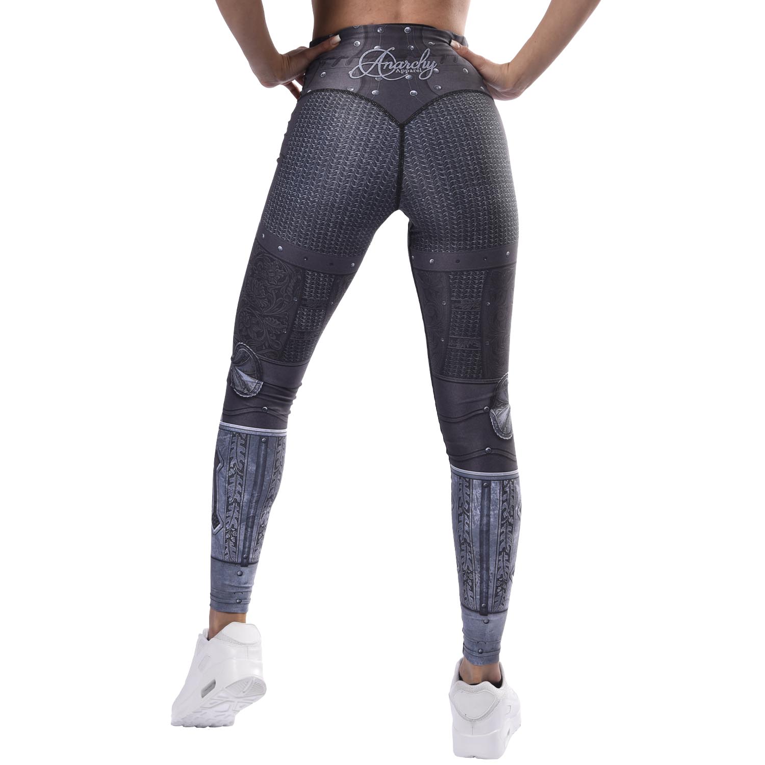 Anarchy Apparel Compression Leggings, oak skin, XS