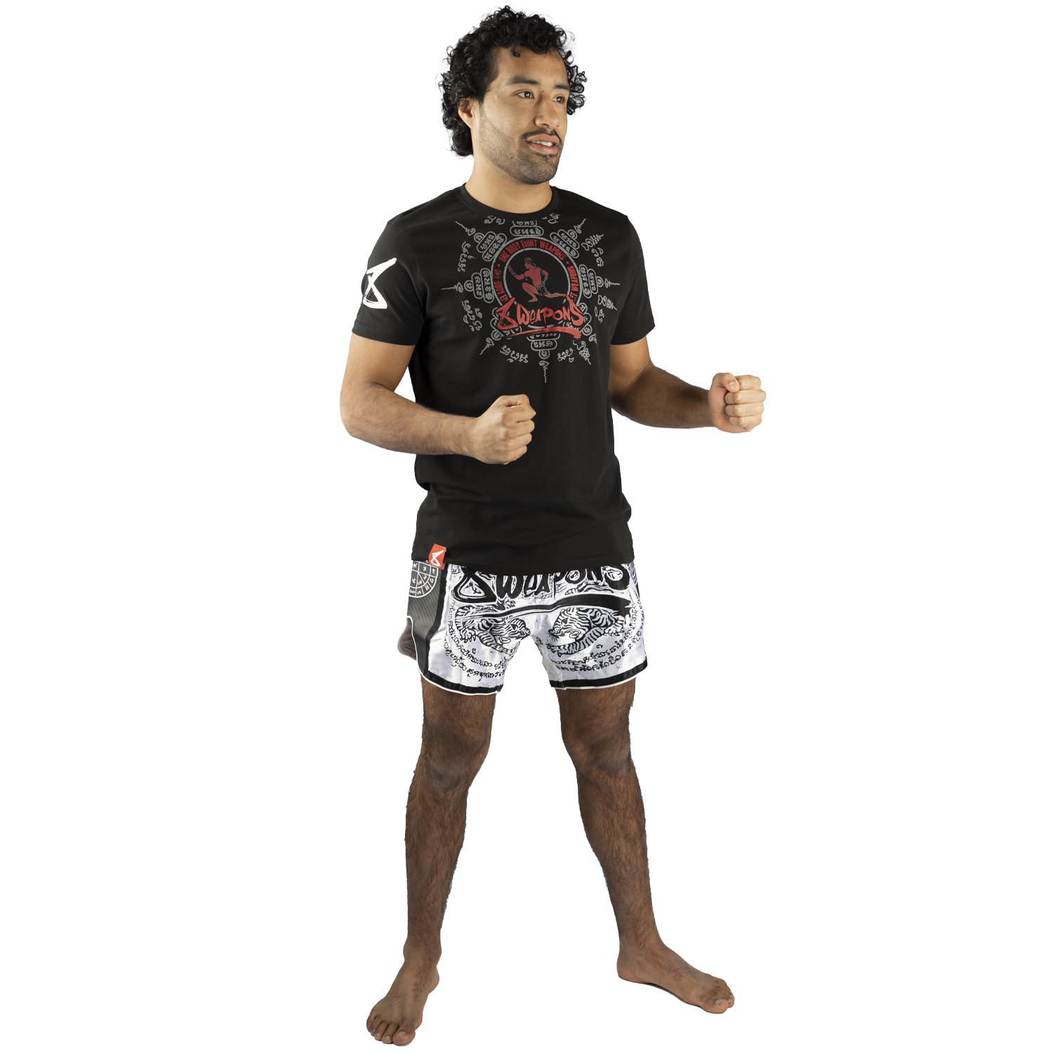 8 WEAPONS Muay Thai T-Shirt, Eight Ways Yant, black, XXL