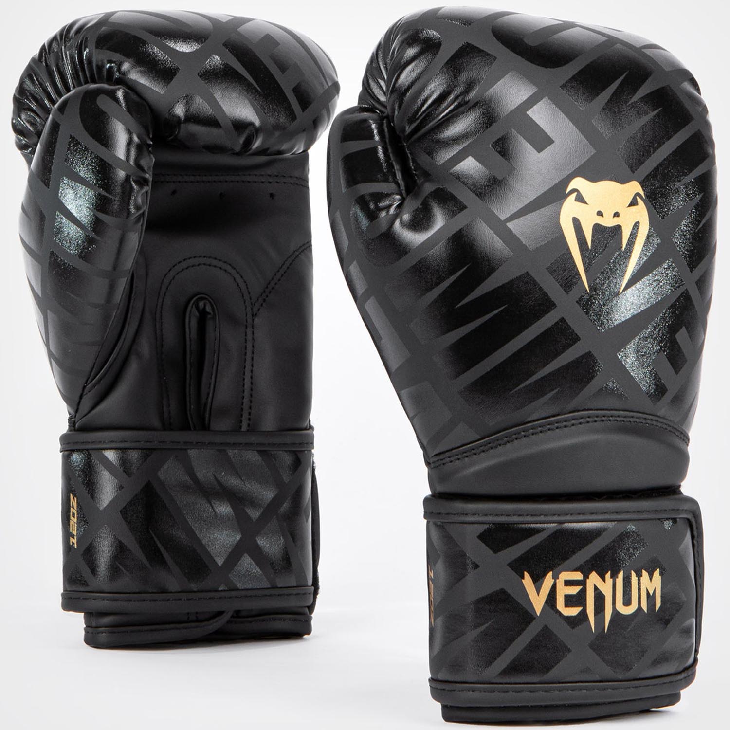 VENUM Boxing Gloves, Contender 1.5 XT, black-gold, 14 Oz